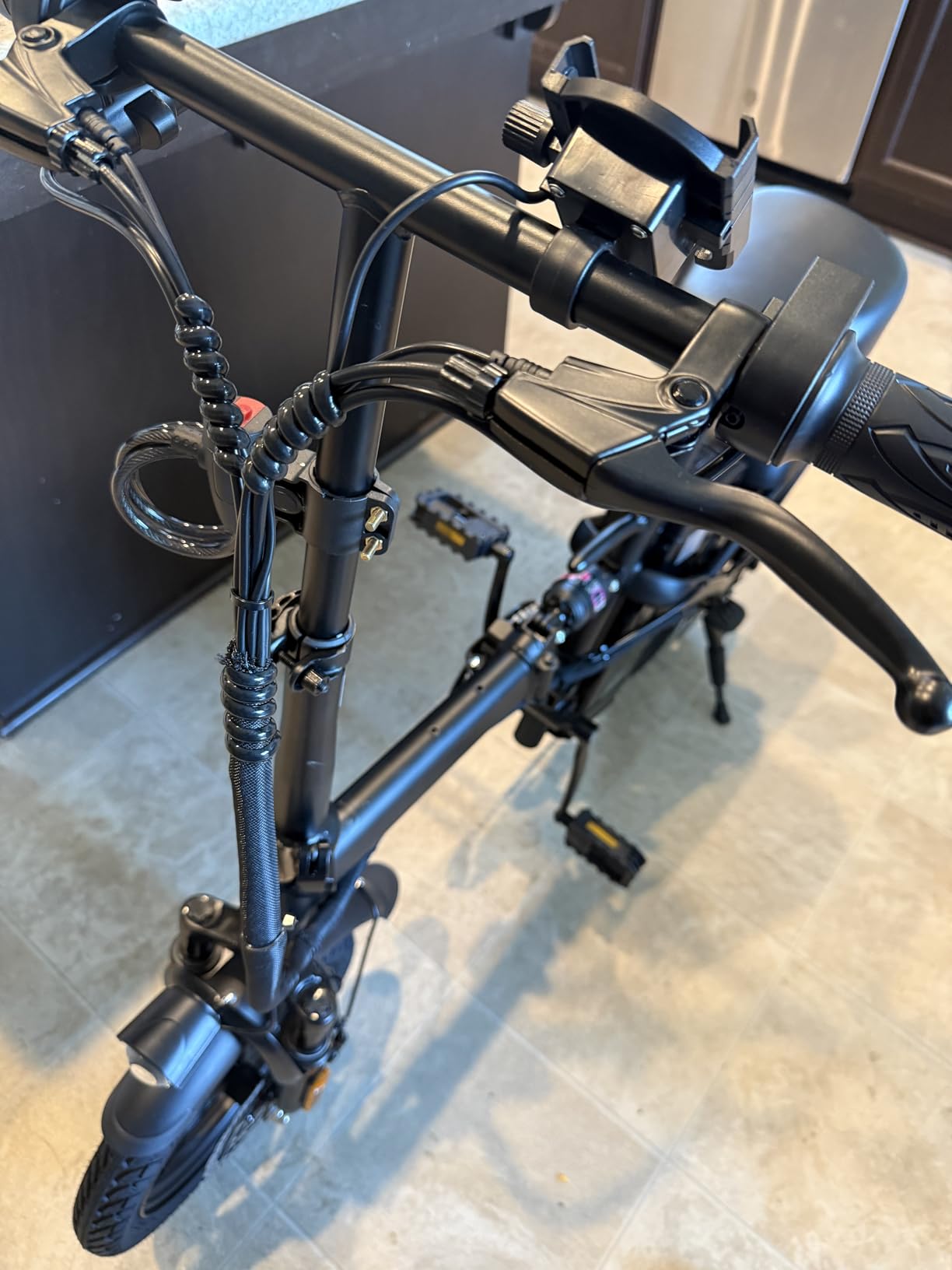 LELEKUAI Electric Bike for Adults and Teens, 520W-1200W Motor, 20-28MPH, 32 Miles Range, 48V 10Ah Battery, 3-Level Pedal Assist, 14