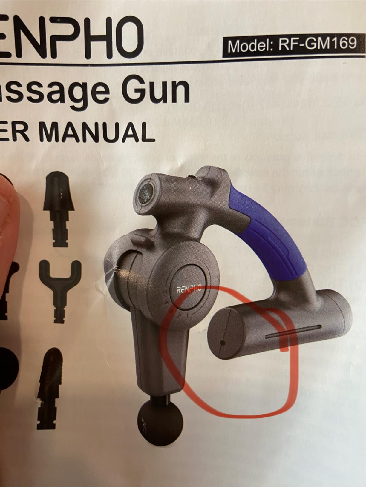 RENPHO Active Thermacool Massage Gun customer photo 1