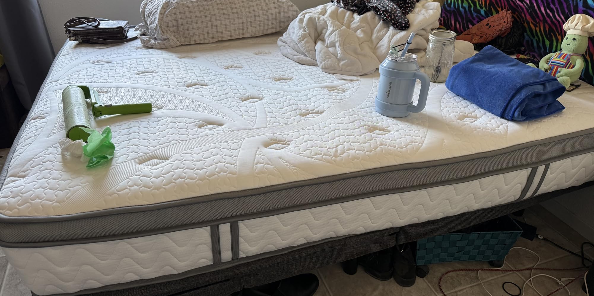 Sleep Firm Mattress with Extra Lumbar & Shoulder Support, Hotel Collection Hybrid Single Mattresses Pain Relief - Fiberglass Free - 365 Night Trial (King, 14, 14, Inches, Firm-New Version) customer photo 1