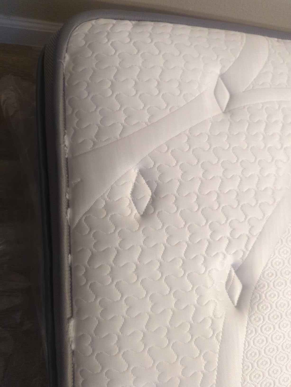 Sleep Firm Mattress with Extra Lumbar & Shoulder Support, Hotel Collection Hybrid Single Mattresses Pain Relief - Fiberglass Free - 365 Night Trial (King, 14, 14, Inches, Firm-New Version) customer photo 2