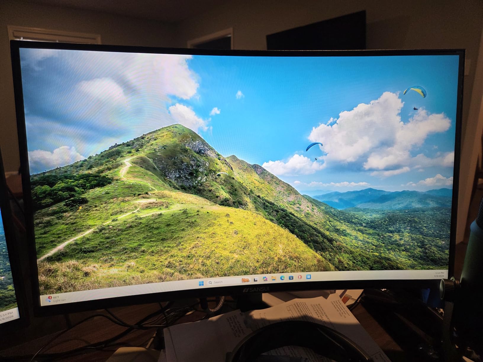 SANSUI 34 Inch Curved Monitor 240Hz UWQHD 3440x1440 Gaming Monitor | 21:9 2K Curved 1500R, HDR400, Fast VA, PIP/PBP, AI Crosshair, AIPQ (Visual Enhance), MPRT 1ms, HDMI2.1*2, DP1.4*2 (HDMI Cable Included) customer photo 2