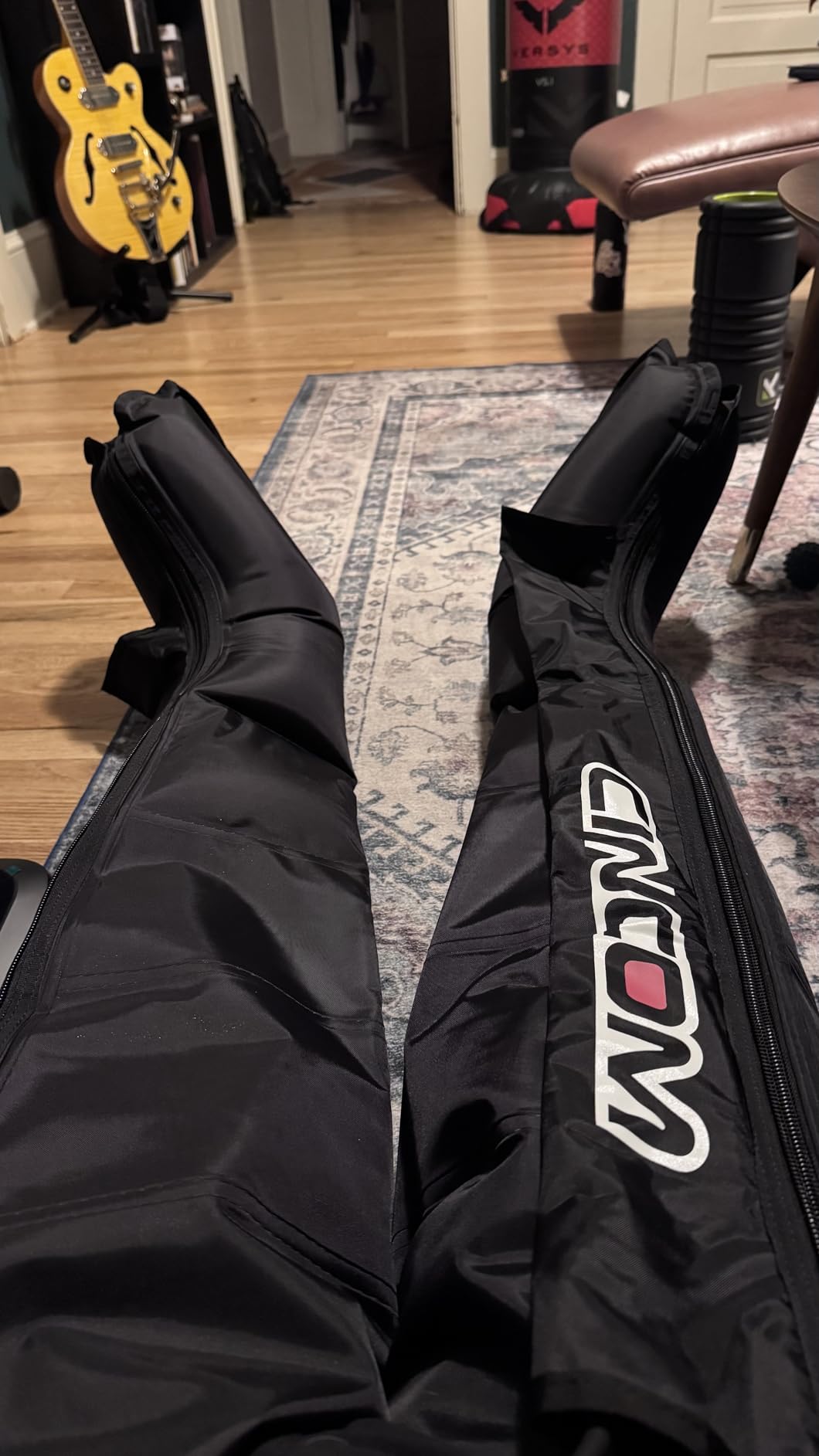 CINCOM Air Compression Recovery System, Cordless Leg Massager Boots for Circulation, Legs Compression Device for Athlete Fast Recovery customer photo 2