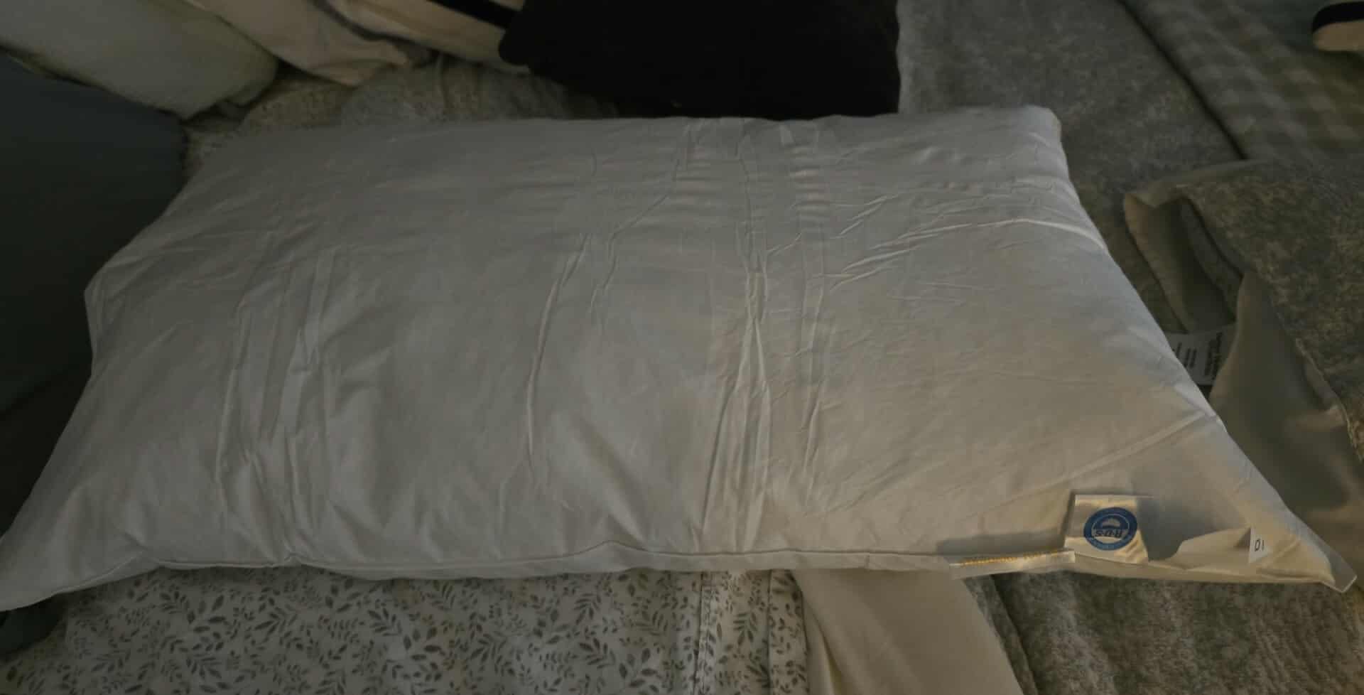 Canadian Luxury Goose Down Pillow Queen Size - 900 Fill Power | 100% Cotton with Teflon Shell- Ultra Comfort Sleep Pillows customer photo 2