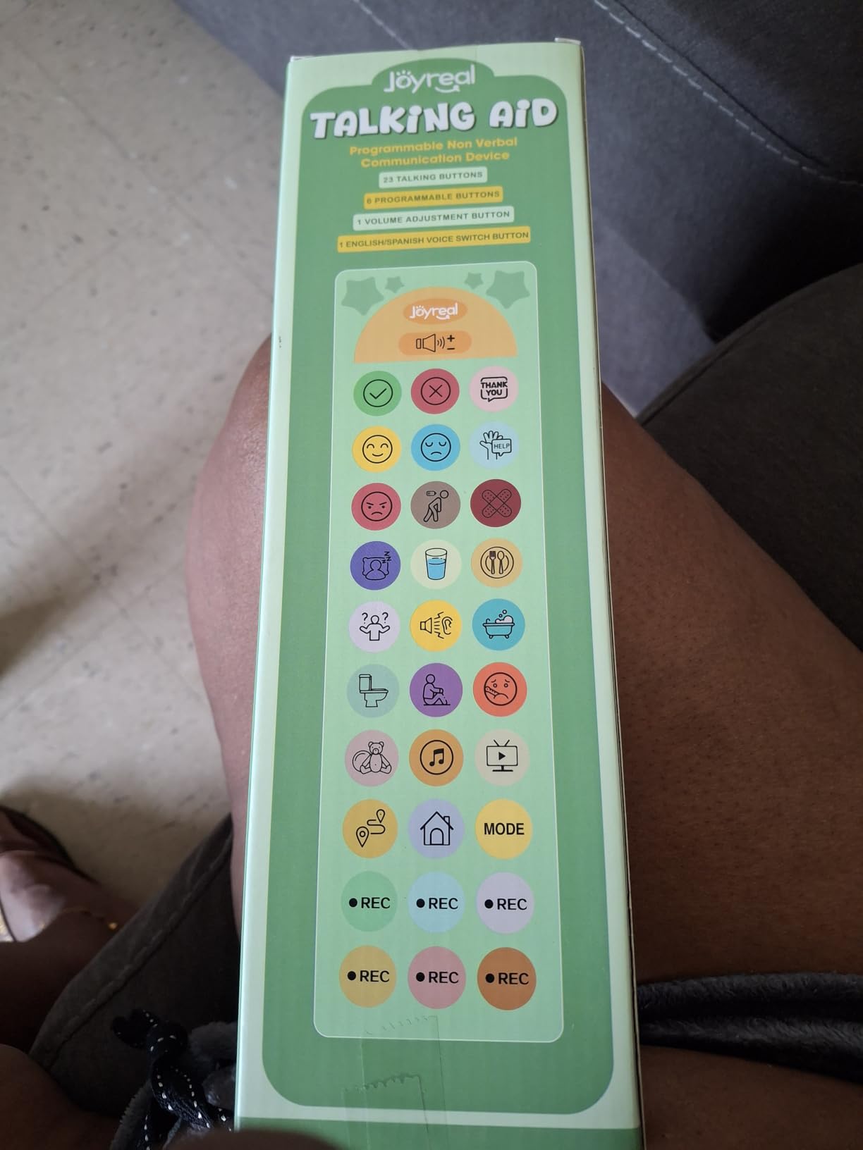 AAC Device for Autism, Joyreal Non Verbal Communication Tools for Speech Therapy & Stroke Rehab. Autism Talking Aids with 6 Programmable Buttons & Adjustable Volume, Autism Toys for Kids and Adults customer photo 1