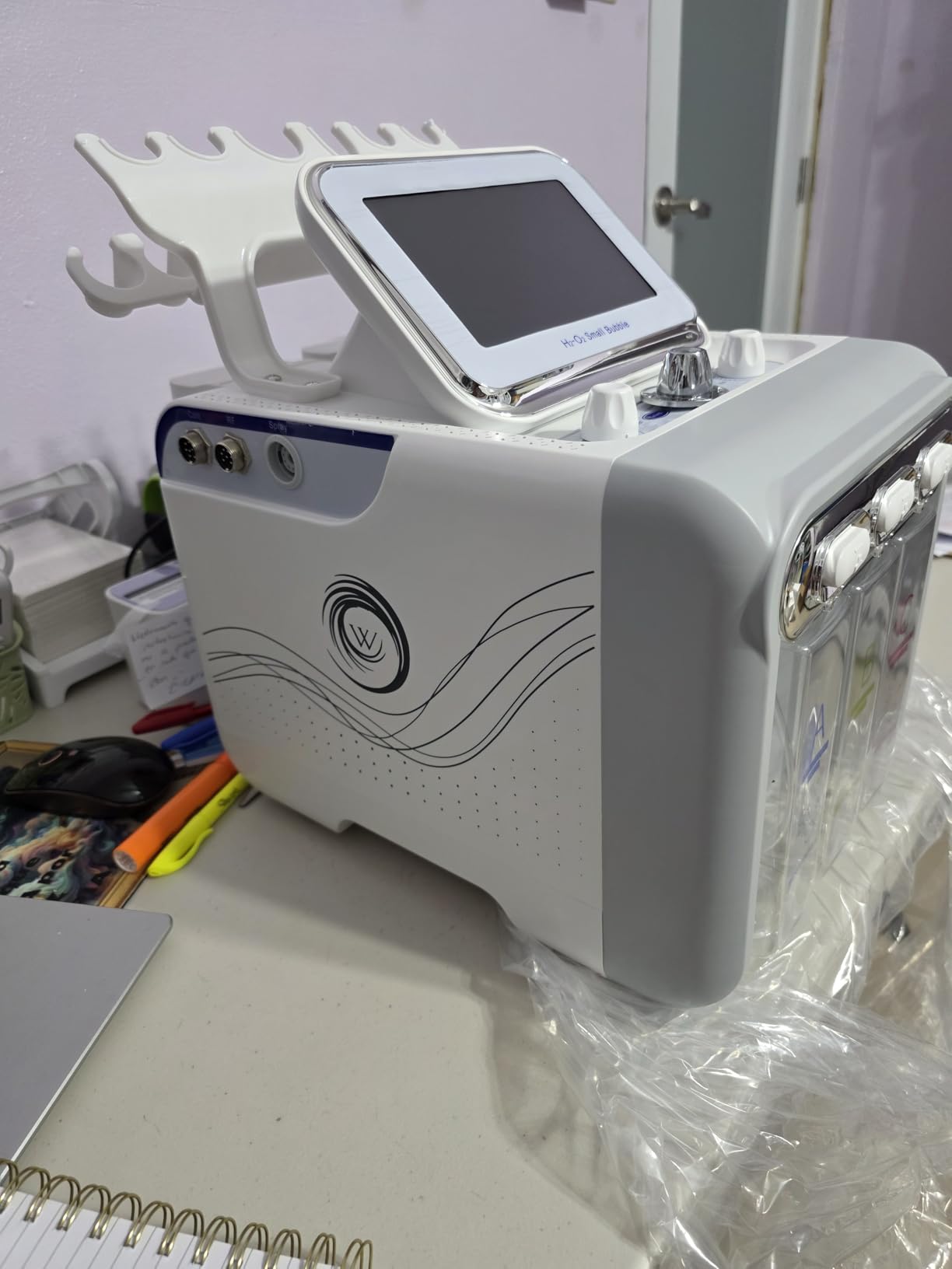 Hydrogen Oxygen 7 in 1 Diamond Microdermabrasion Machine | Facial Peeling, Skin Care, For Salon, Personal Home Use customer photo 2