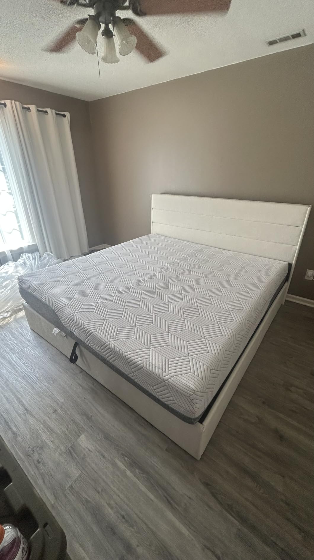 FATHOM Firm Queen Mattress 12 Inch Memory Foam - Back Pain Relief and Cool Sleep with Gel Foam, CertiPUR-US customer photo 1