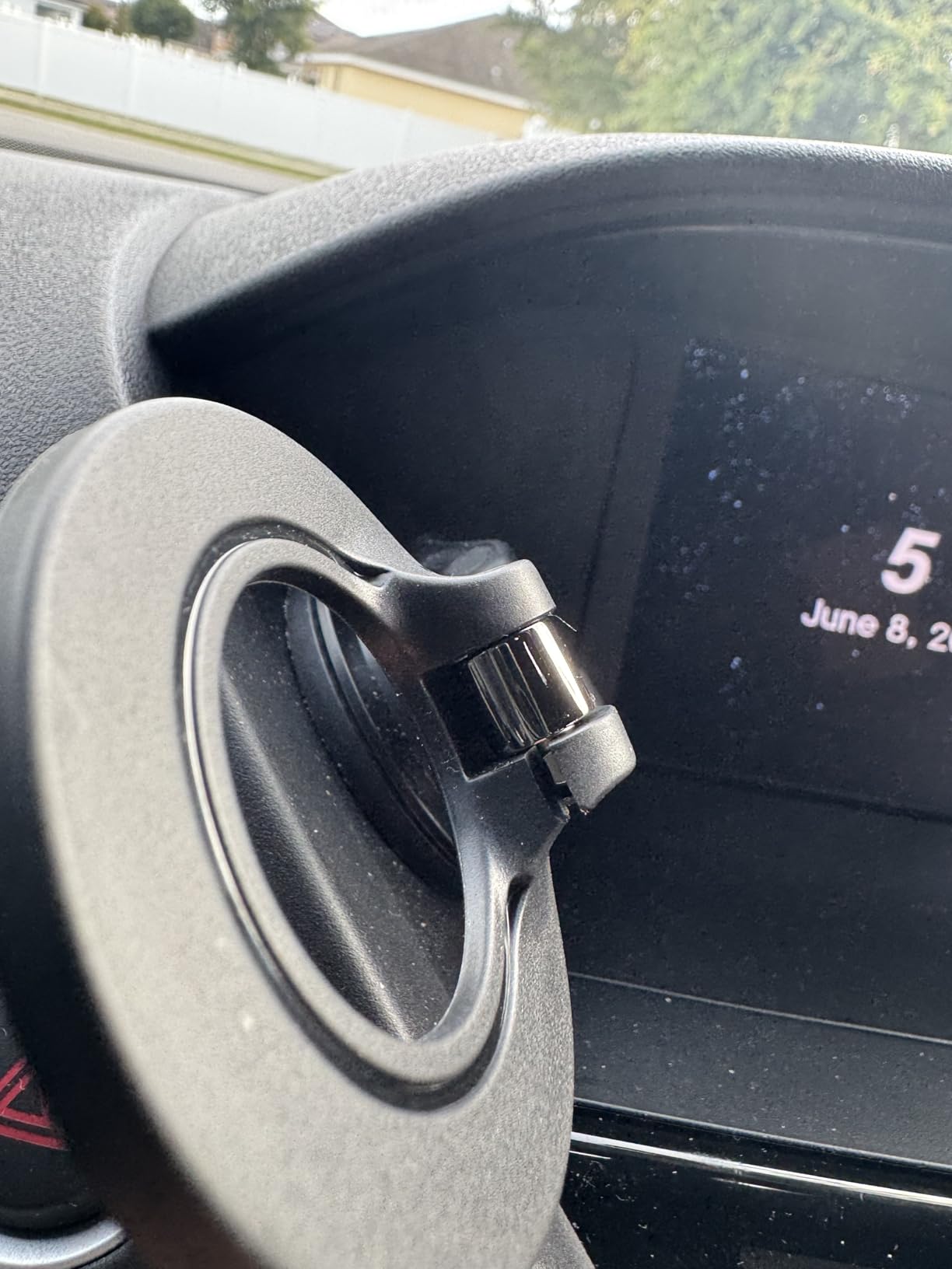 LISEN for Magsafe Car Mount, Magnetic Phone Holder for Car, Strong Suction | Car Accessories for Women Men Jeep BMW, Vacuum Suction Phone Holder Gifts Kits, for iPhone 17 Pro Max 16 15 14 13 12 customer photo 1
