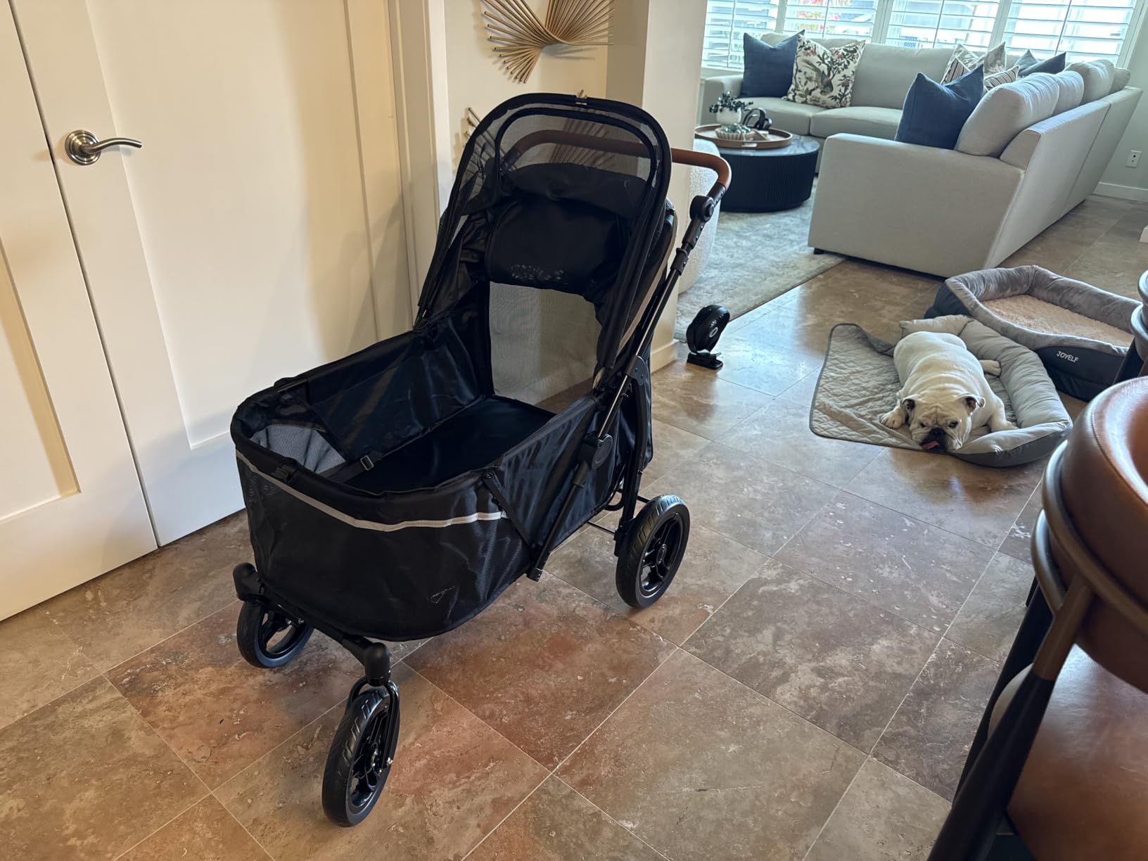 Zoosky Pet Stroller for Large Dogs up to 110lbs, Large Pet Stroller | Multiple Pets(31