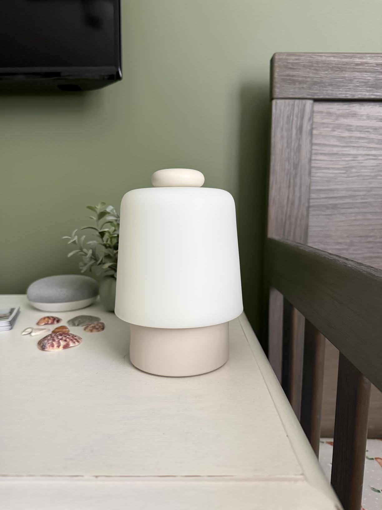 Hatch Baby Sound Machine & Night Light Routine Builder (Putty) - White noise machine, night light, toddler & kid time-to-rise alarm clock, registry essential customer photo 1