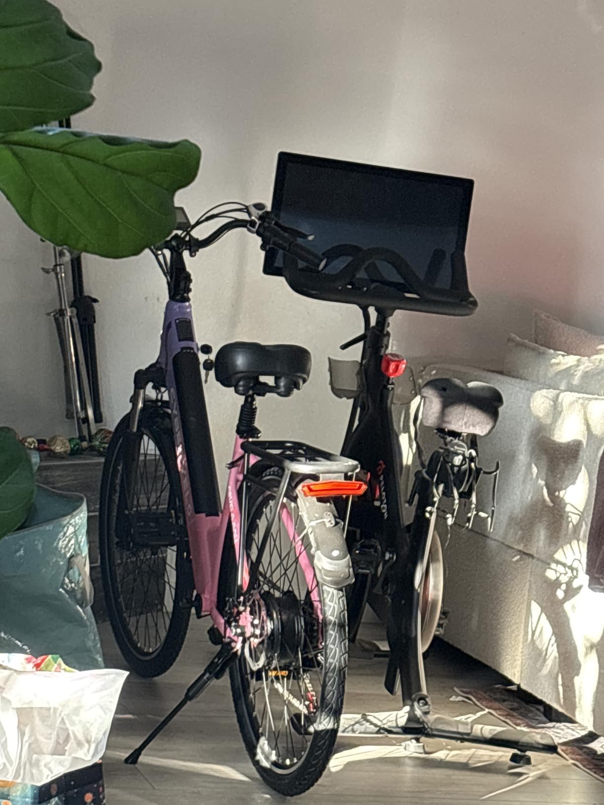 Cybervelo 750W Peak Electric Bike for Adults, up 80 Miles Removable Battery Ebike, 26