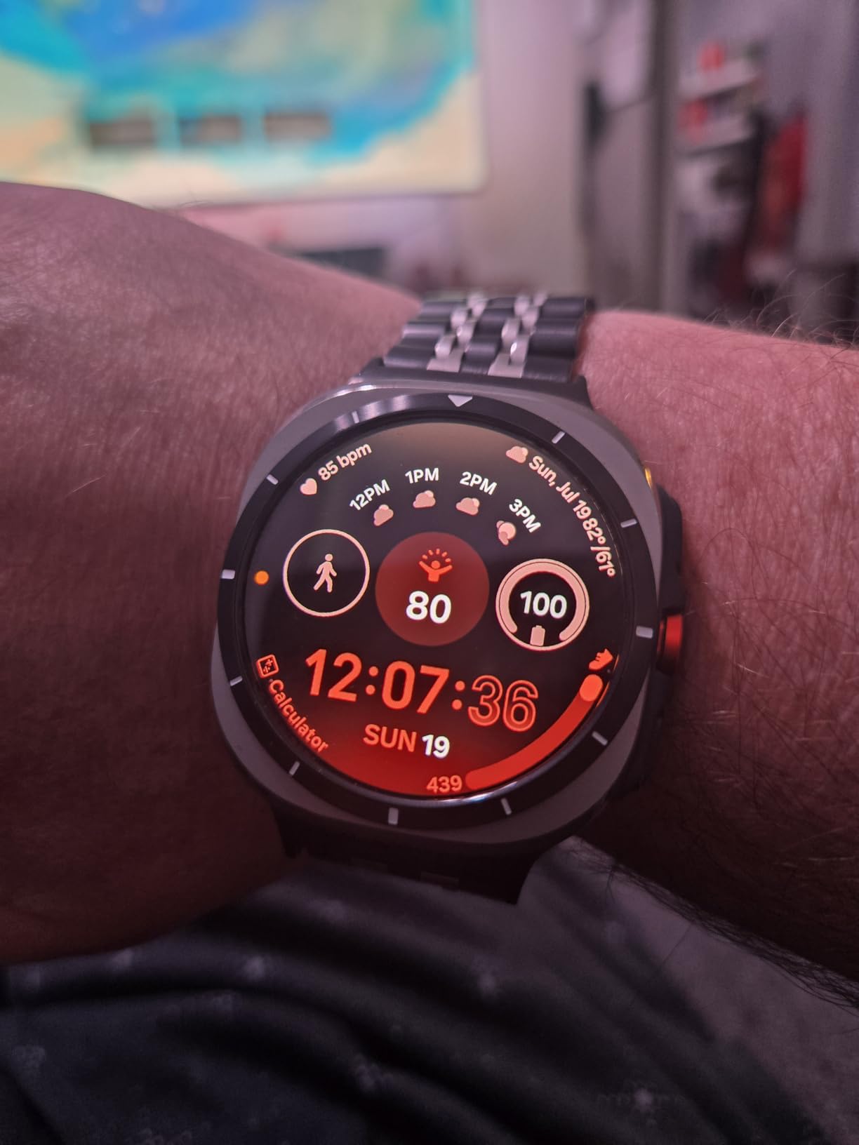 Galaxy Watch Ultra (2025), Titanium Silver, 47mm LTE Smartwatch | Titanium Casing, Advanced Sleep Coaching, Running Coach, Energy Score, Heart Rate Tracking, GPS [US Version, 2 Yr Warranty] customer photo 1