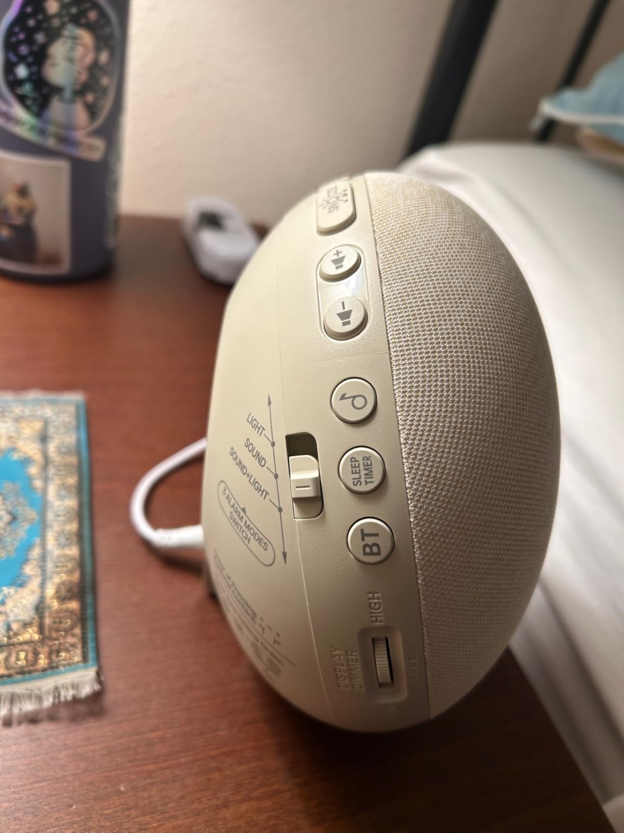 Odokee Sunrise Alarm Clock White Noise Machine: Natural Wake Up Light | Dimmable Clock with Bluetooth Speaker for Bedroom - 25 Sleep Sounds for Baby Adults Kids customer photo 2