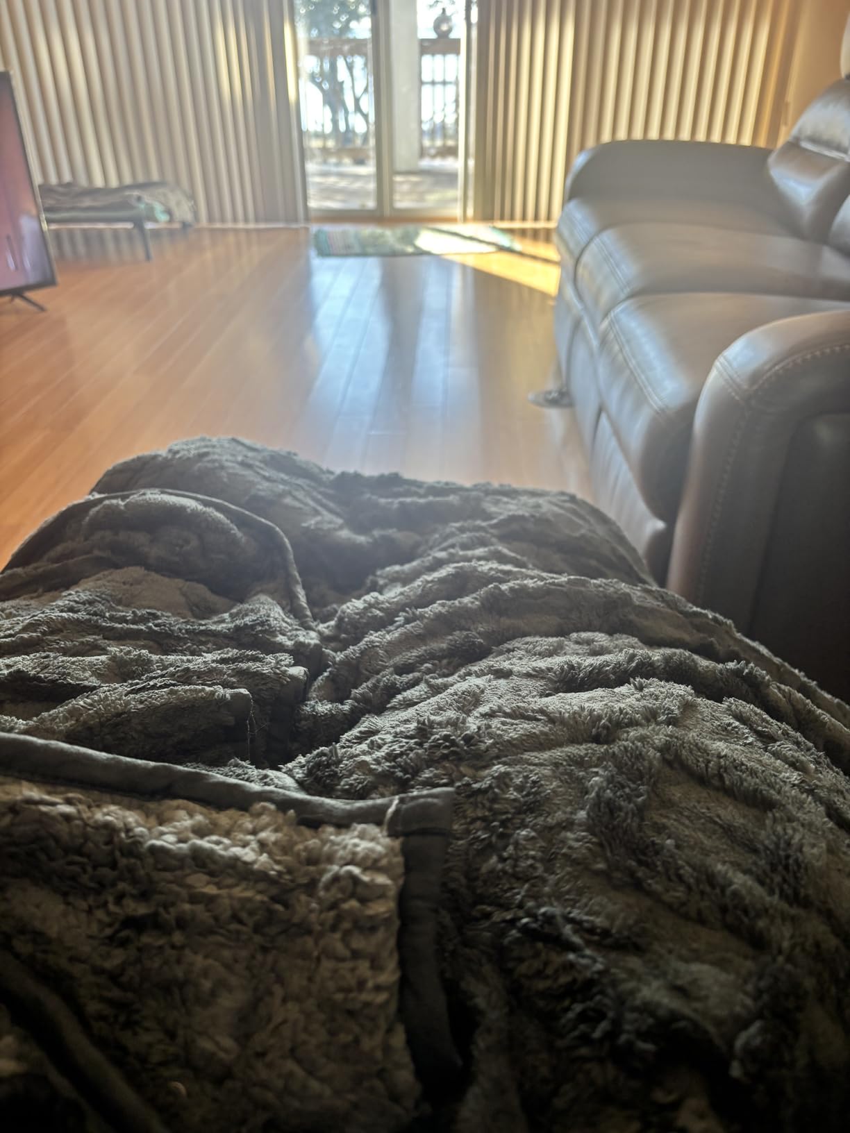Sherpa Fleece Weighted Blanket for Adults, Dual Sided Soft, 48