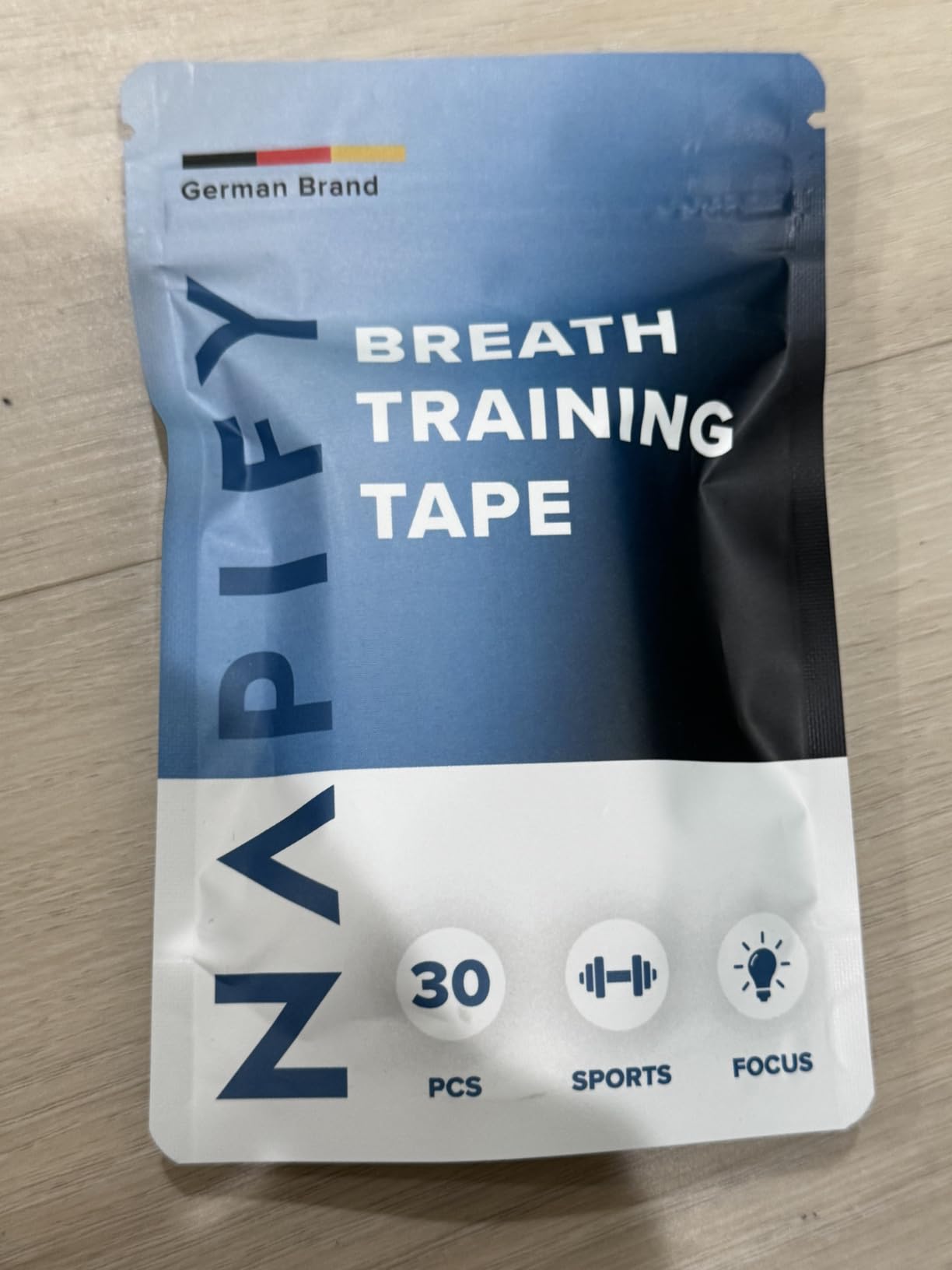 Breath Training Tape for Adults - Pack of 30 - Mouth Tape for Adults - Sleep Tape for Adults - Promotes Nasal Breathing customer photo 1