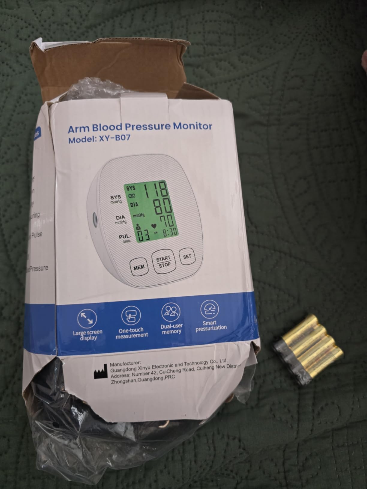 Arm Blood Pressure Monitor with 2 Cuffs, Pediatric Blood Pressure Cuff 6