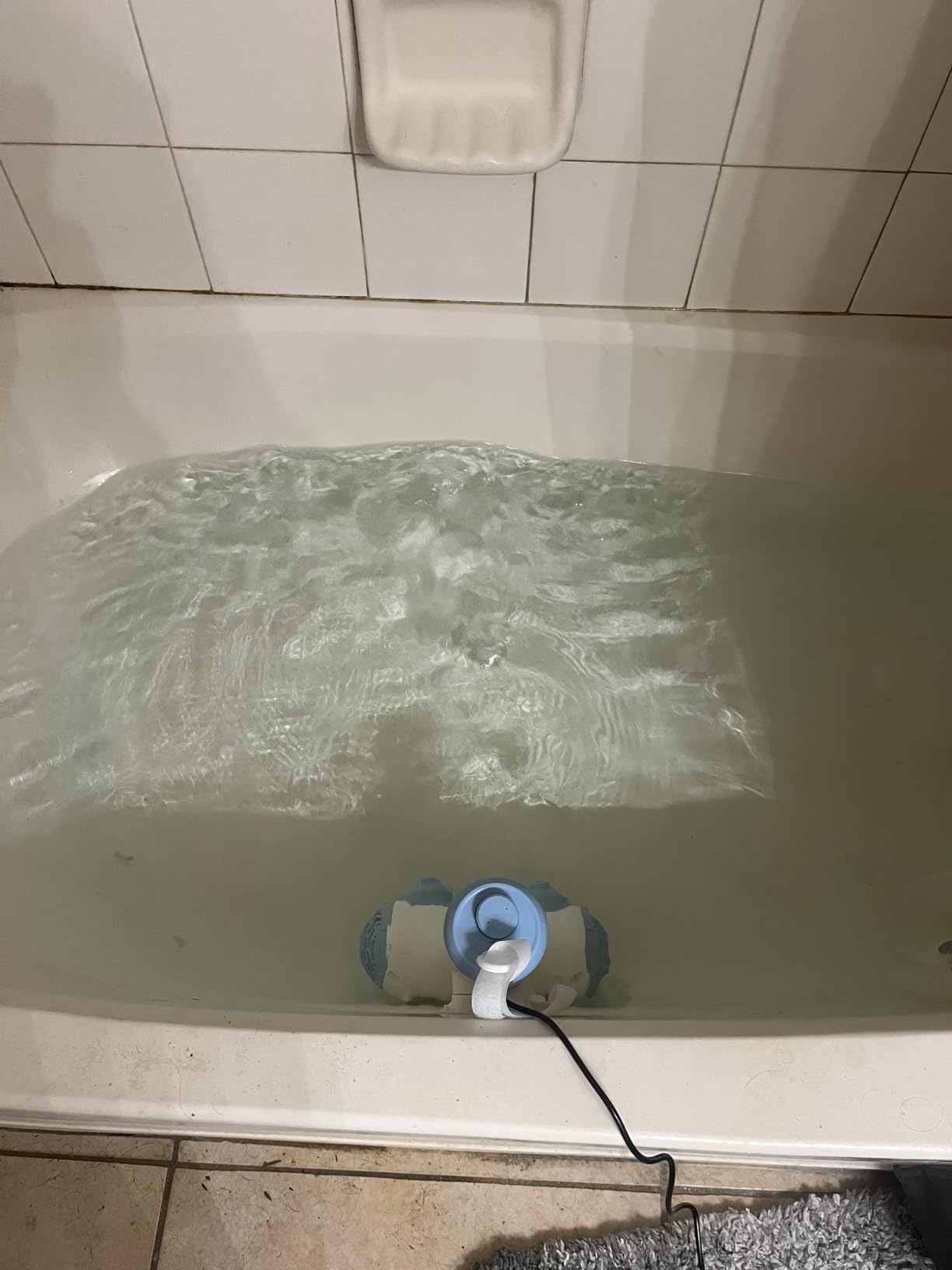 KokoSelene Bath Spa Jet for Bathtub with Dual Hydro Jets Daily Relax (Blue) | Bubble & jet Mode, IP67 Waterproof, 13ft Cord, 360° Adjustable Jets, Portable, Apartment, No Installation, Renter-friendly customer photo 2
