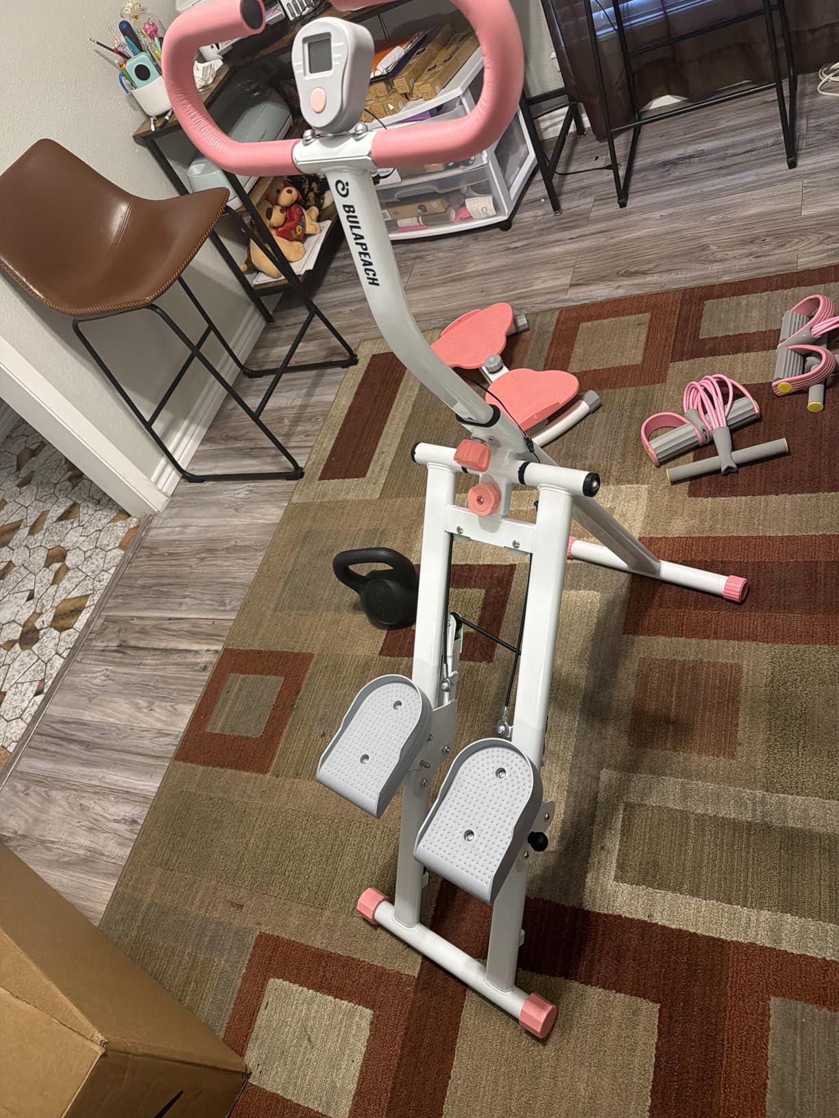 Stair Stepper for Home, Vertical Climber Workout Machine with Handlebar for Full Body Exercise Stair Climber Machine with Stable Frame & 3 Adjustable Height customer photo 2