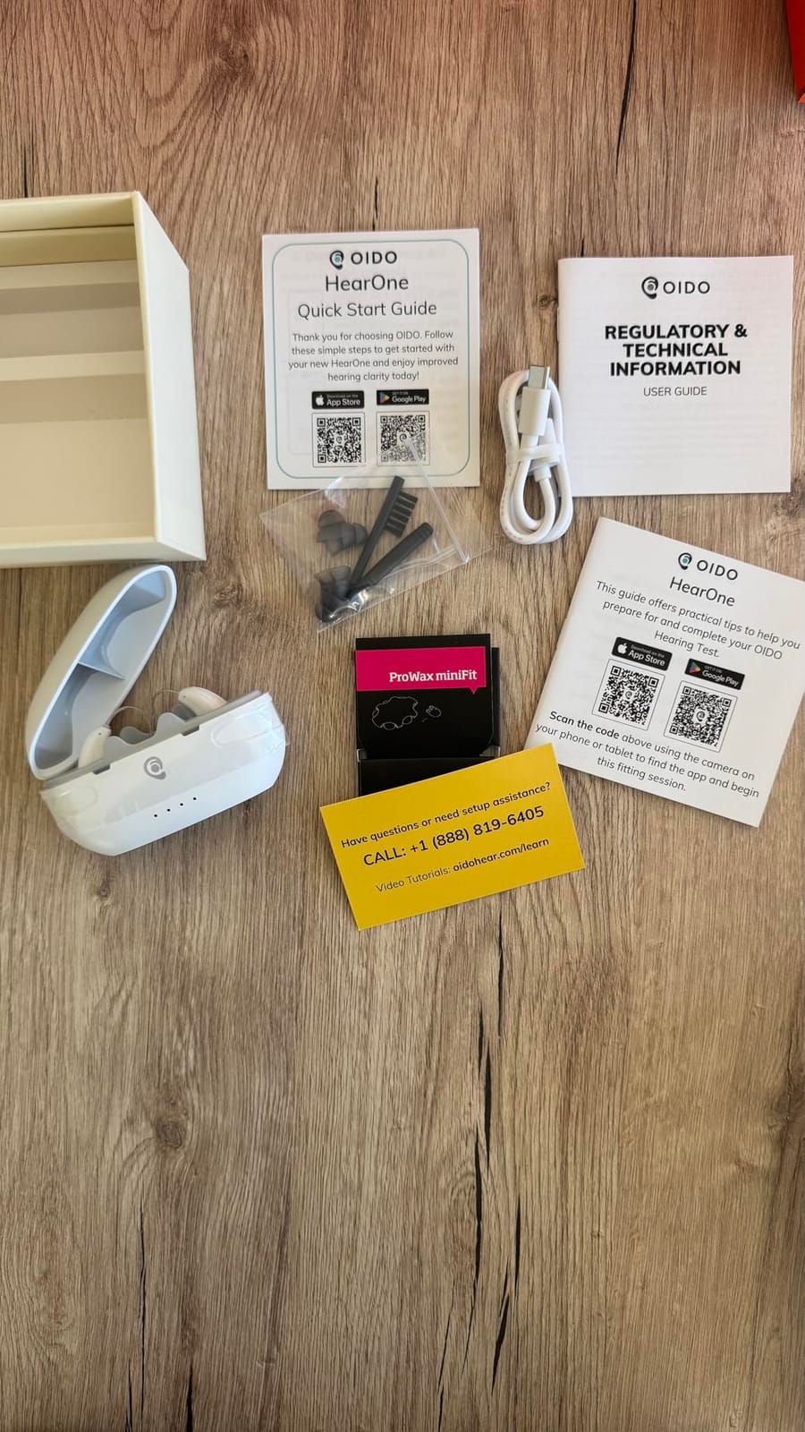 OIDO HearOne Hearing Aids with At-Home Hearing Screening - Behind-the-Ear | Over-the-Counter - Discreet Behind-the-Ear Style - Rechargeable - Custom App Control - US Customer Service customer photo 1