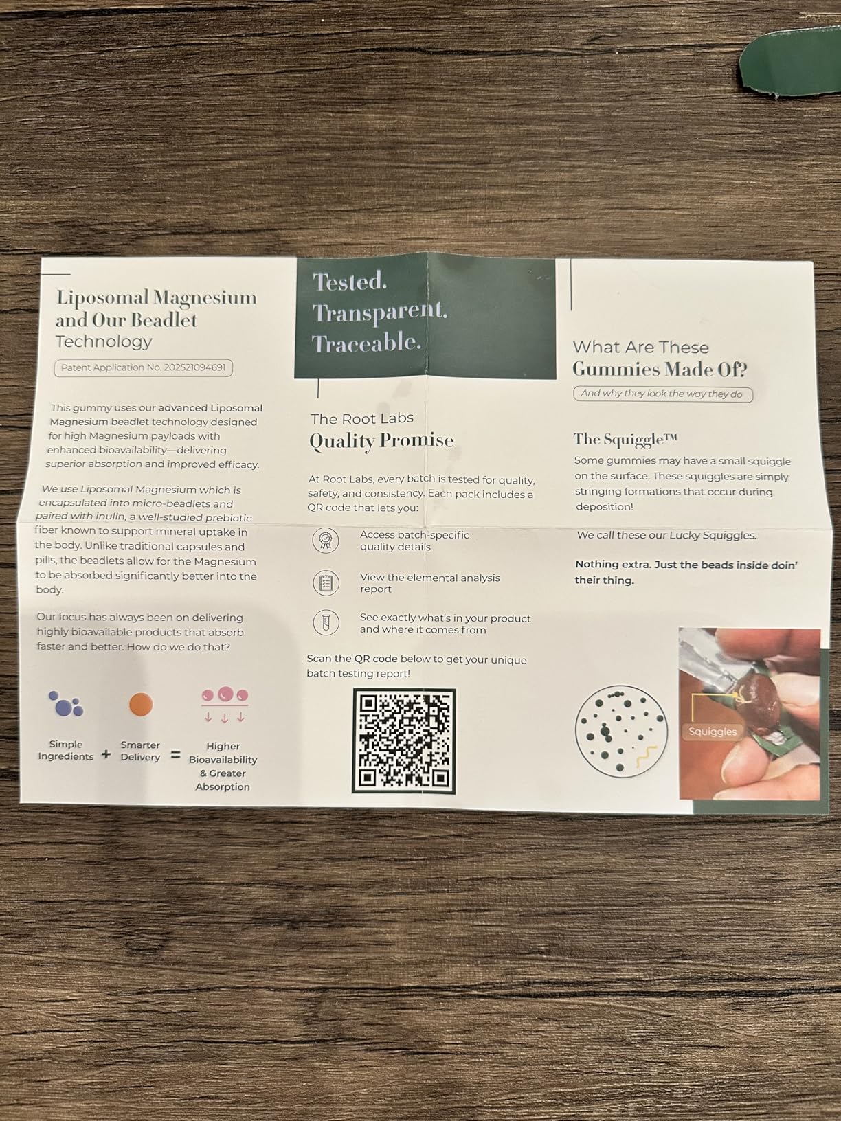 Root Labs Magnesium Glycinate Gummies 675mg with Ashwagandha, L-Theanine for Stress Relief, Sleep Support and Recovery, 60 Gummies customer photo 2