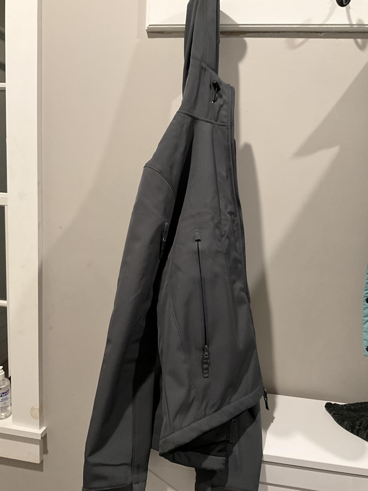 Men's Heated Jacket with 12V 15000mAh Battery, Water-Resistant Winter Softshell Hooded Coat customer photo 1