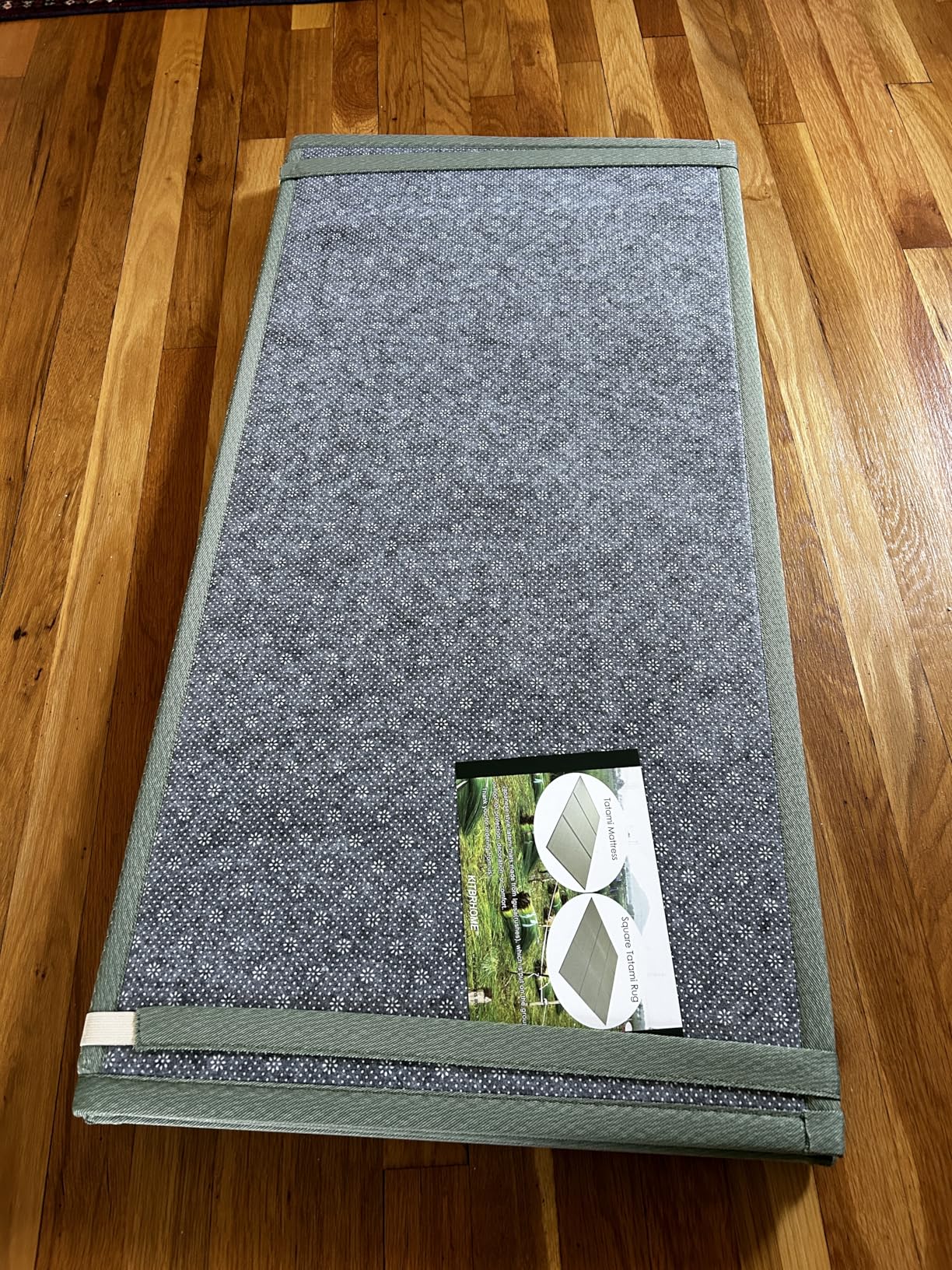 Natural Rush Grass Floor Tatami Mat, Twin XL 83
