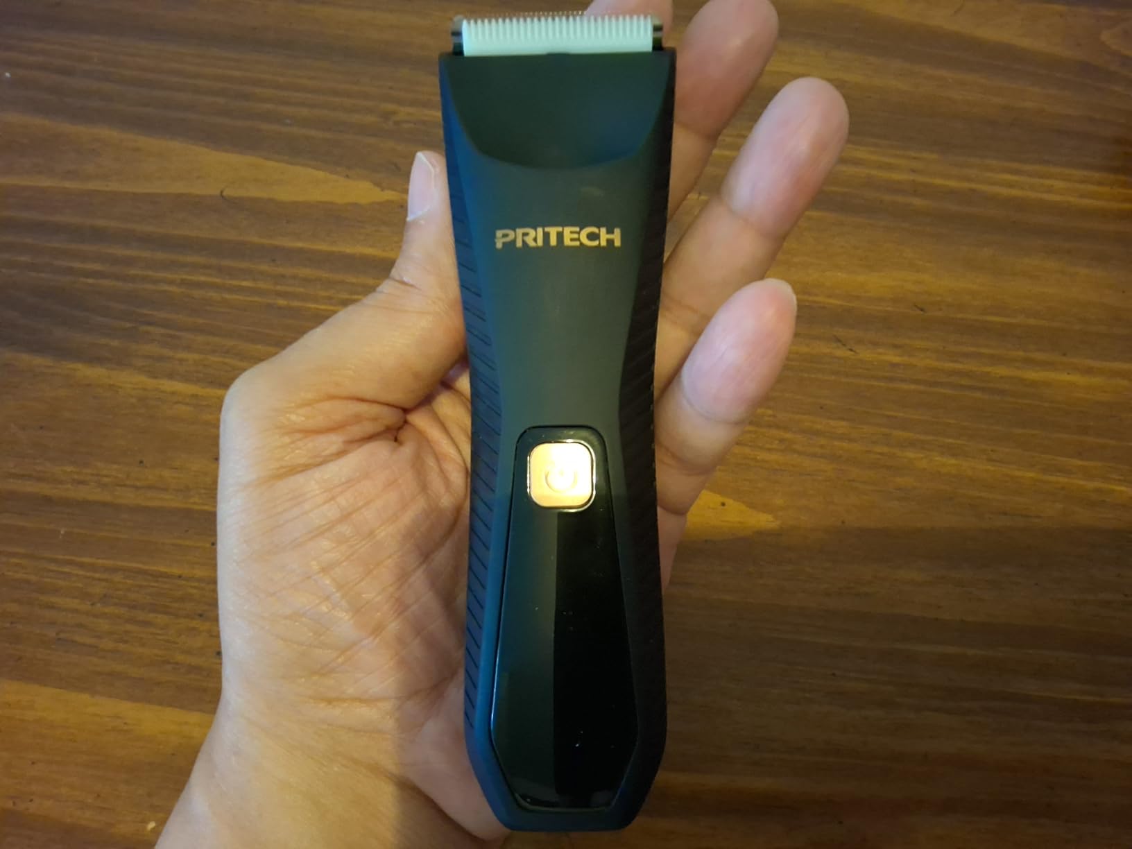 PRITECH Manscape Body Hair Trimmer - Waterproof Pubic Hair Ball Trimmer customer photo 2