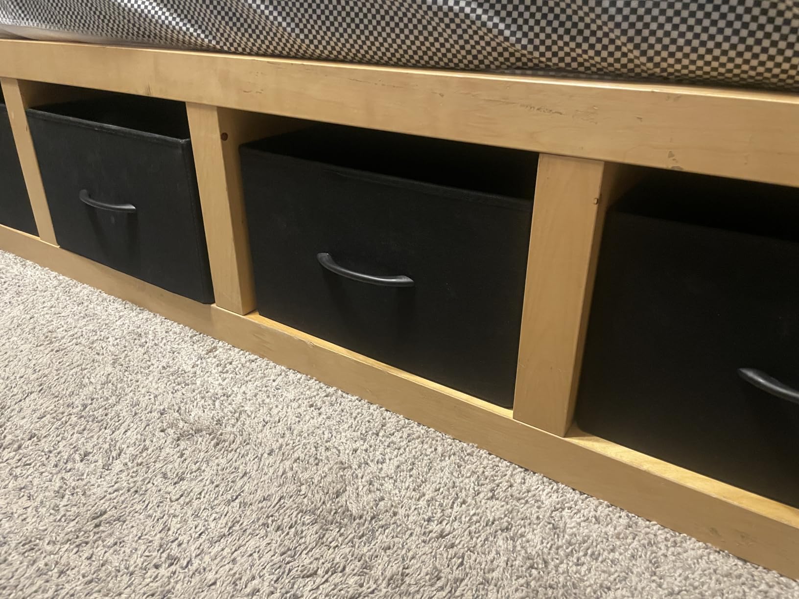 SONGMICS Dresser for Bedroom, Tall Dresser with 6 Fabric Drawers | Chest of Drawers with Steel Frame, for Closet & Entryway, Ink Black and Ebony Black, BELLAH Collection ULGS123B01S customer photo 1