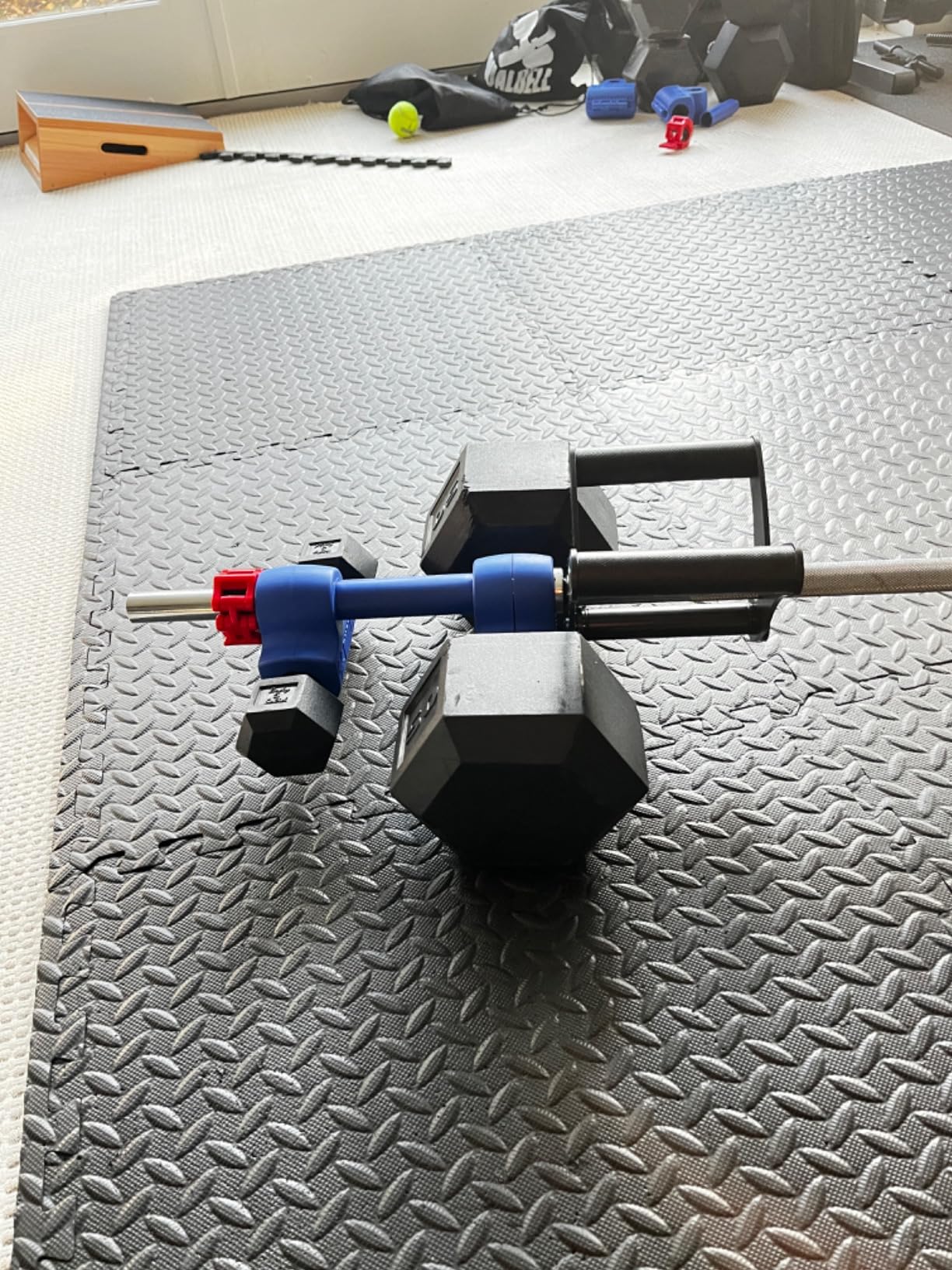 Landmine T Bar Row Attachment, V Bar Handle Workout for Back, Shoulder customer photo 2