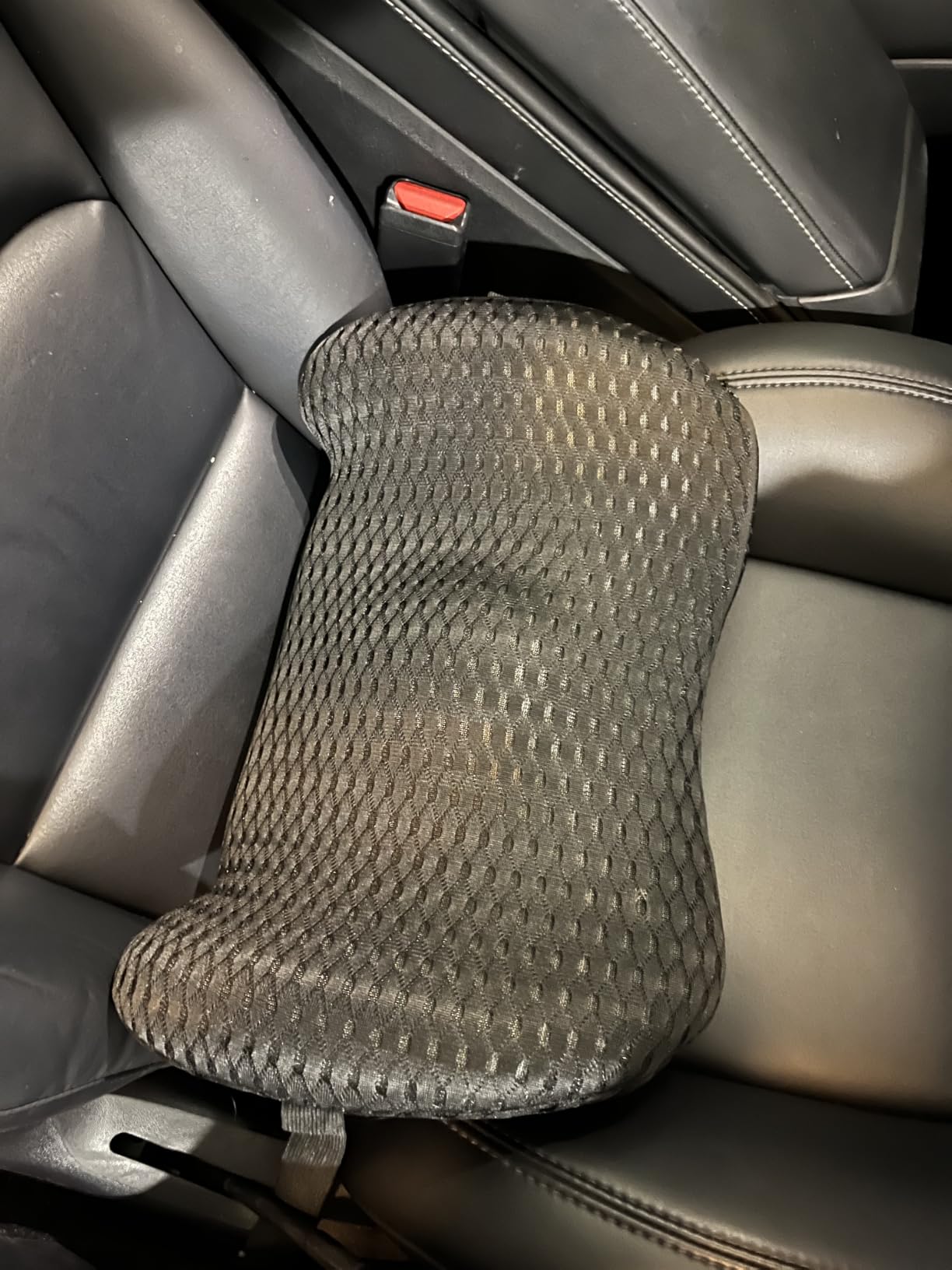 BYMECOST Lumbar Support Pillow for Car, Memory Foam Car Back Cushion, Car Seat Back Pillow for Driving, Adjustable Strap, Ergonomic Lower Back Support Pillow, Office Chairs and Wheelchairs customer photo 1