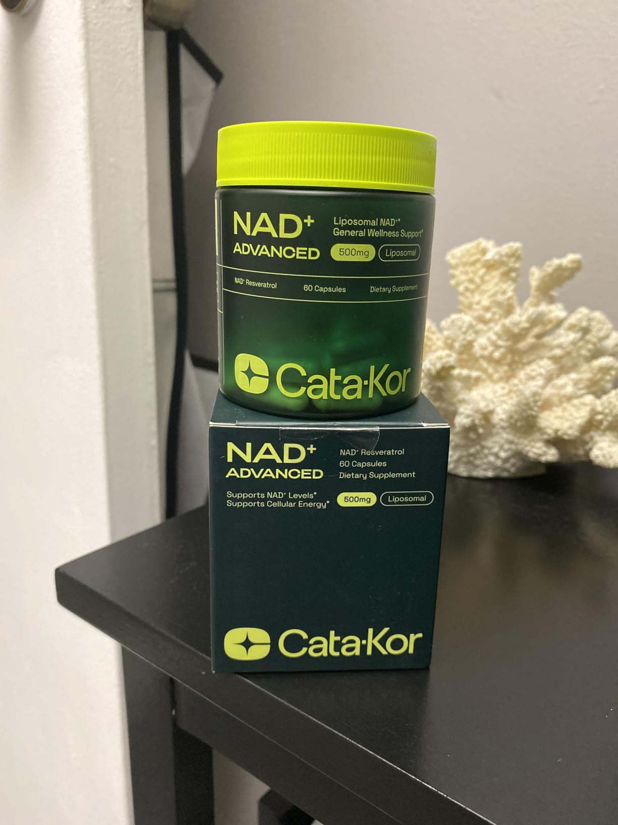 Cata-Kor Liposomal NAD Resveratrol Supplement - NMN Supplement Alternative - Third-Party Tested - Advanced NAD Supplement for Women & Men - 30-Day Supply customer photo 1