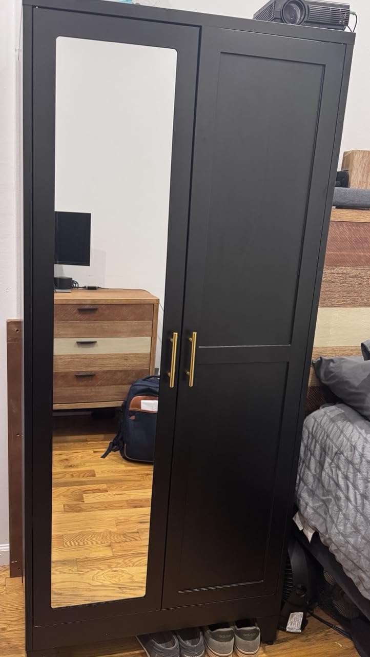Metal Armoire Wardrobe Closet, 71