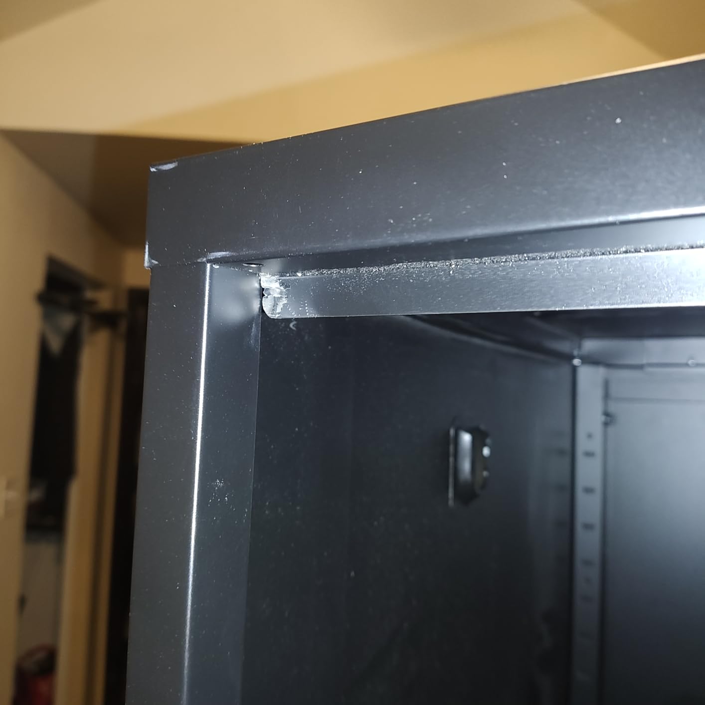 RIETERN Metal Armoire Wardrobe Closet, 71