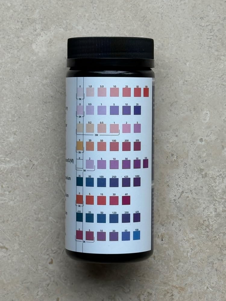 9 Way Heavy Metals Water Test Strips, 100ct Home Water Testing Kit for Iron, Mercury, Copper, Lead, Chromium, Magnesium, Cadmium, Calcium, Zinc customer photo 2