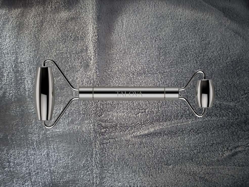 304-Grade Stainless Steel Facial Roller | For Eyes, Double Chin, Jawline & Neck, Reduce Puffiness & Improve Wrinkles, Anti-Aging, Lifting & Lymphatic Drainage customer photo 1