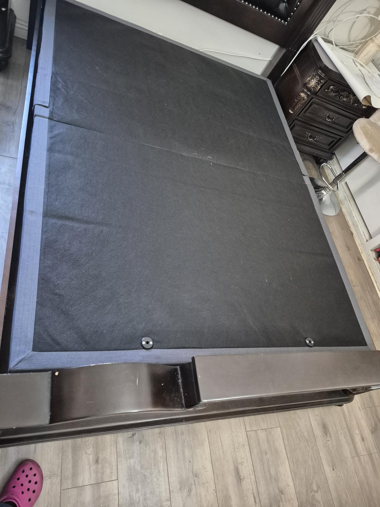 Amada Queen Adjustable Bed Frame and 12 Inch Cooling Gel Memory Foam Mattress Set customer photo 1