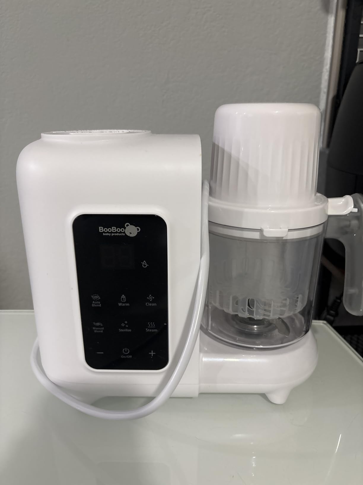 PuréePro 5 in 1 Baby Food Maker - Puree Blender Processor | Multifunctional Baby Food Processor with Steamer, Bottle Warmer, Sterilizer, Auto Cooking, Grinding Chopper and Self Cleaning customer photo 1