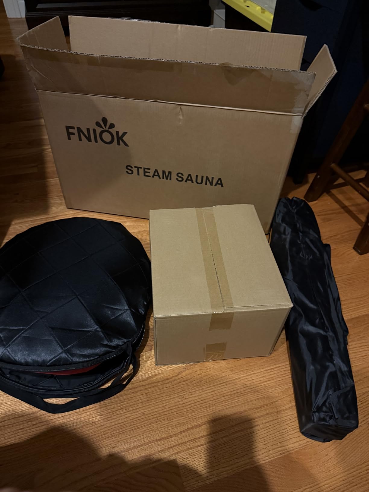 Portable Steam Sauna at Home, 9 Levels Heating, Sauna Tent for Home with Steamer and Folding Chair, Sauna for Relaxation, Detoxification, Spa customer photo 1
