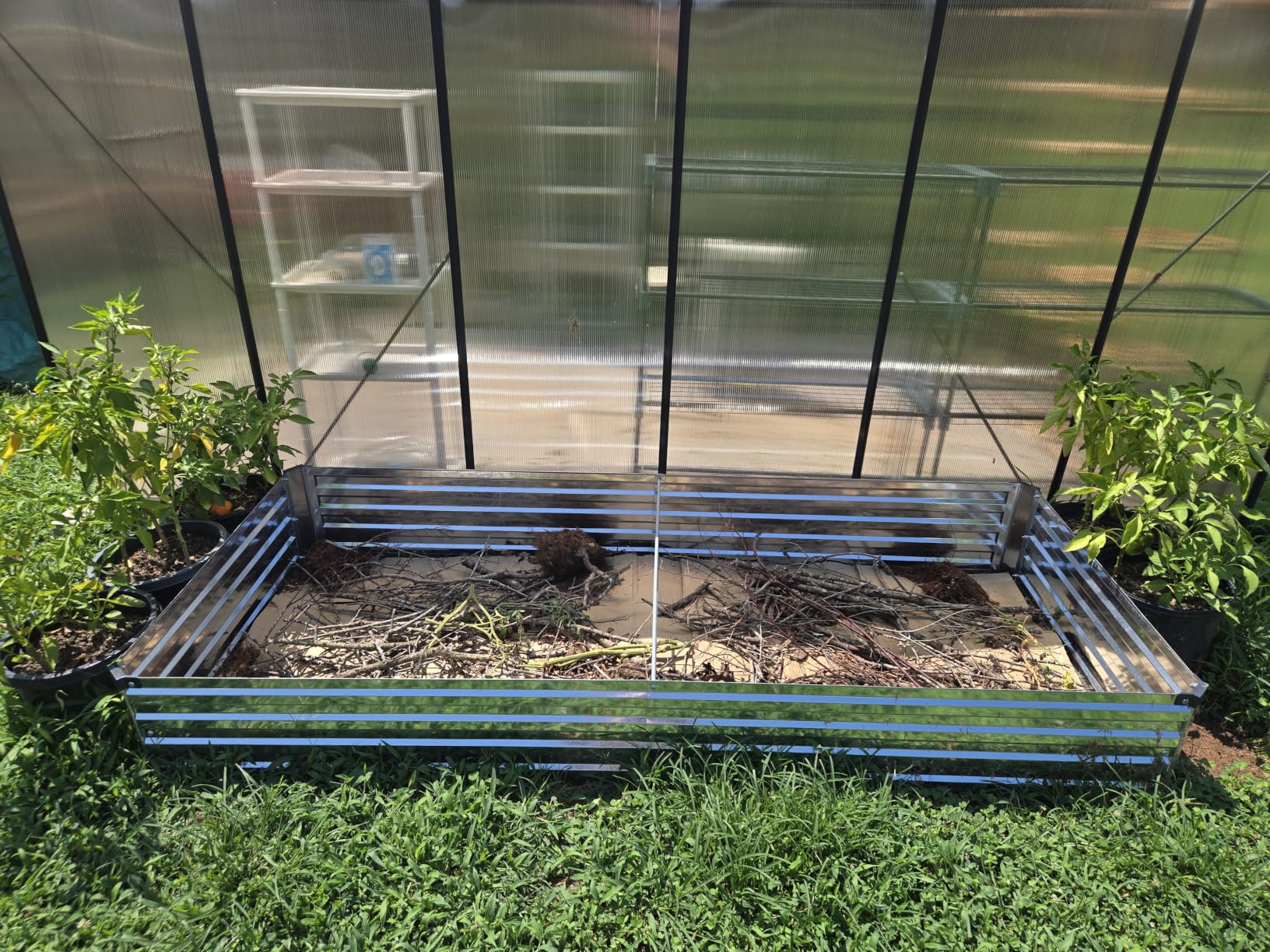 2PCS 7x3x1ft Galvanized Raised Garden Bed,Outdoor Planter Box Metal Patio Kit Planting Bed for Vegetables Flowers Herb,Silver customer photo 1