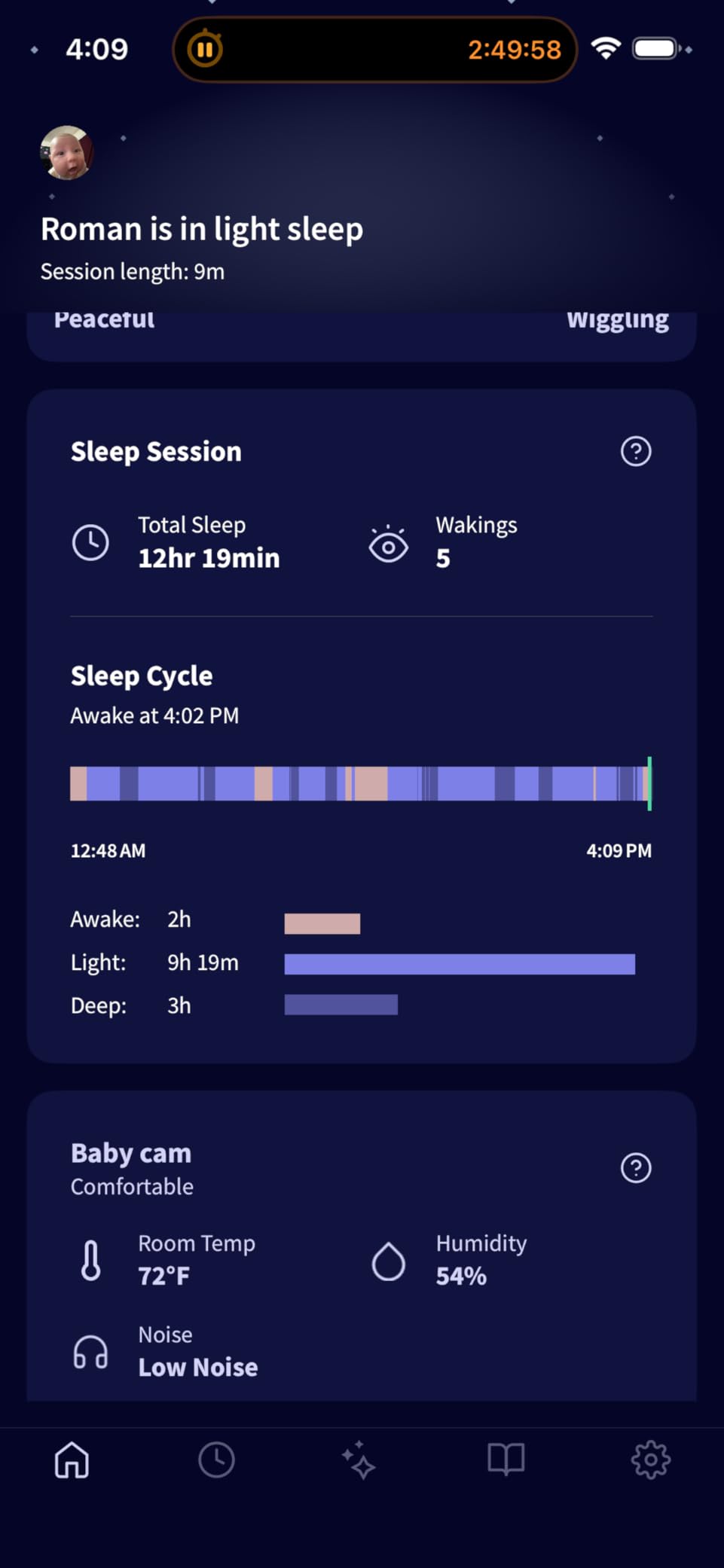 Owlet Dream Duo (Gen 3) Smart Baby Monitor All-in-One Bundle - 2K HD Video Baby Monitor with Alerts & Owlet Dream Sock Tracks Baby's Oxygen, Heart Rate & Sleep | Health Insights via App customer photo 2
