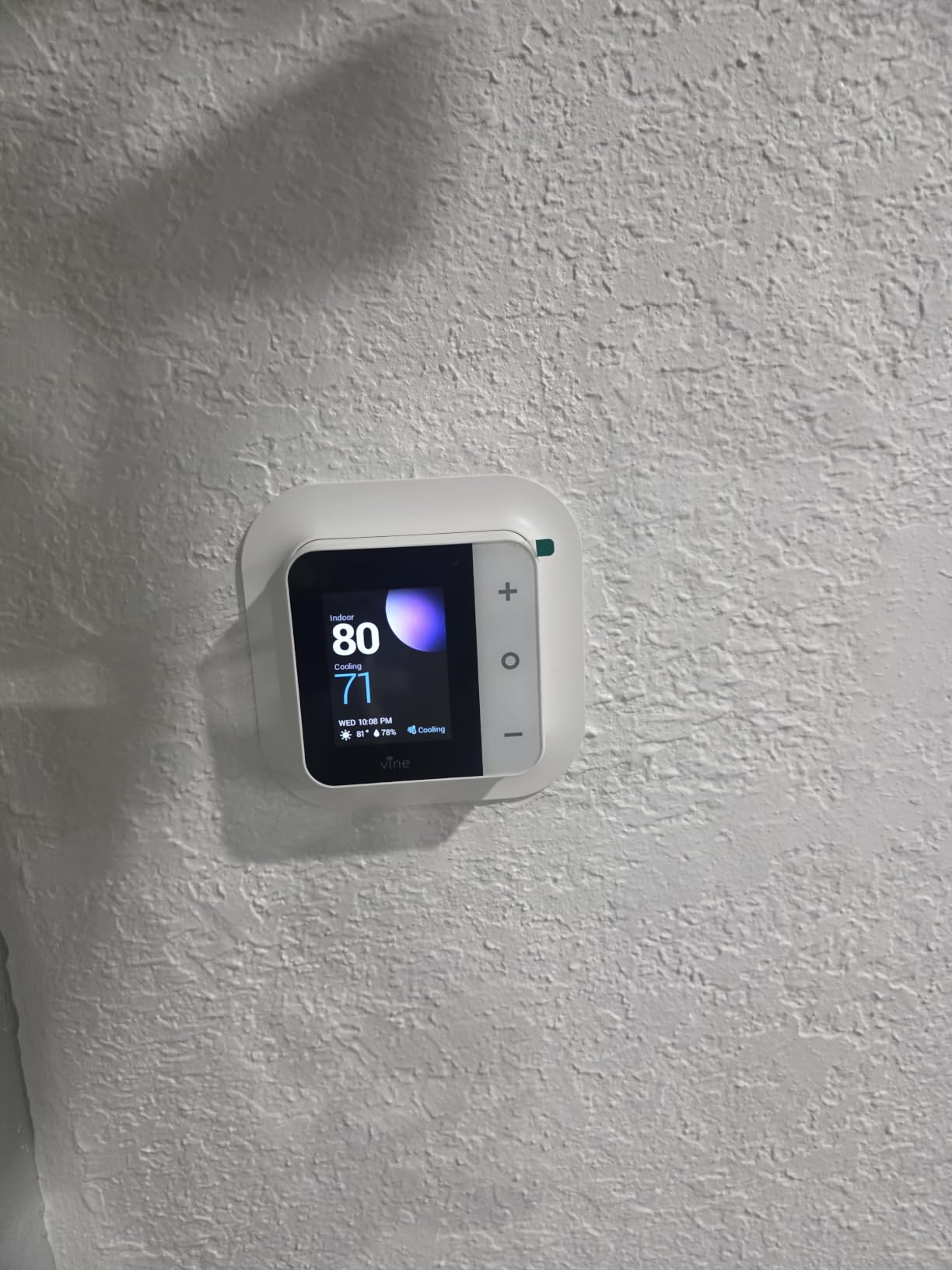 vine Smart Thermostat for House, WiFi Thermostats for Home Compatible with Alexa and Google Assistant, 7day x 8period Programmable, Energy Star Certified, C-Wire Required customer photo 2