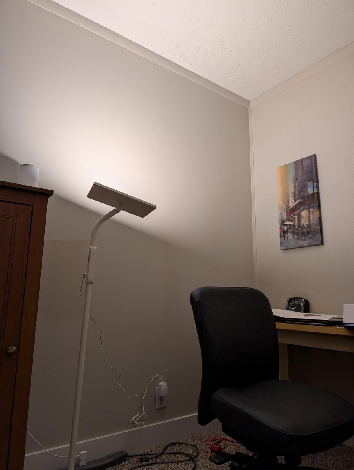 12000 Lux Light Therapy Lamp, Full Spectrum Sunlight Lamp, UV-Free Sun Lamp | Sunlight Floor Lamp with Remote/4 Color Temp/5 Brightness/4 Timer, 3 Height Adjustable for Home Office, Living Room, Bedroom customer photo 2