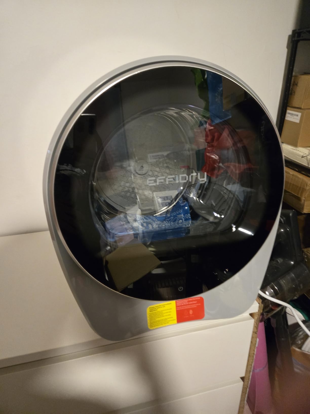 S3 Compact Clothes Dryer 1.0 cu.ft Capacity 110V 1050W Portable Dryers Machine with Stainless Steel Drum 8 Drying Mode for Small Spaces, Apartments dorm Mini electric secadora portatil de ropa customer photo 1