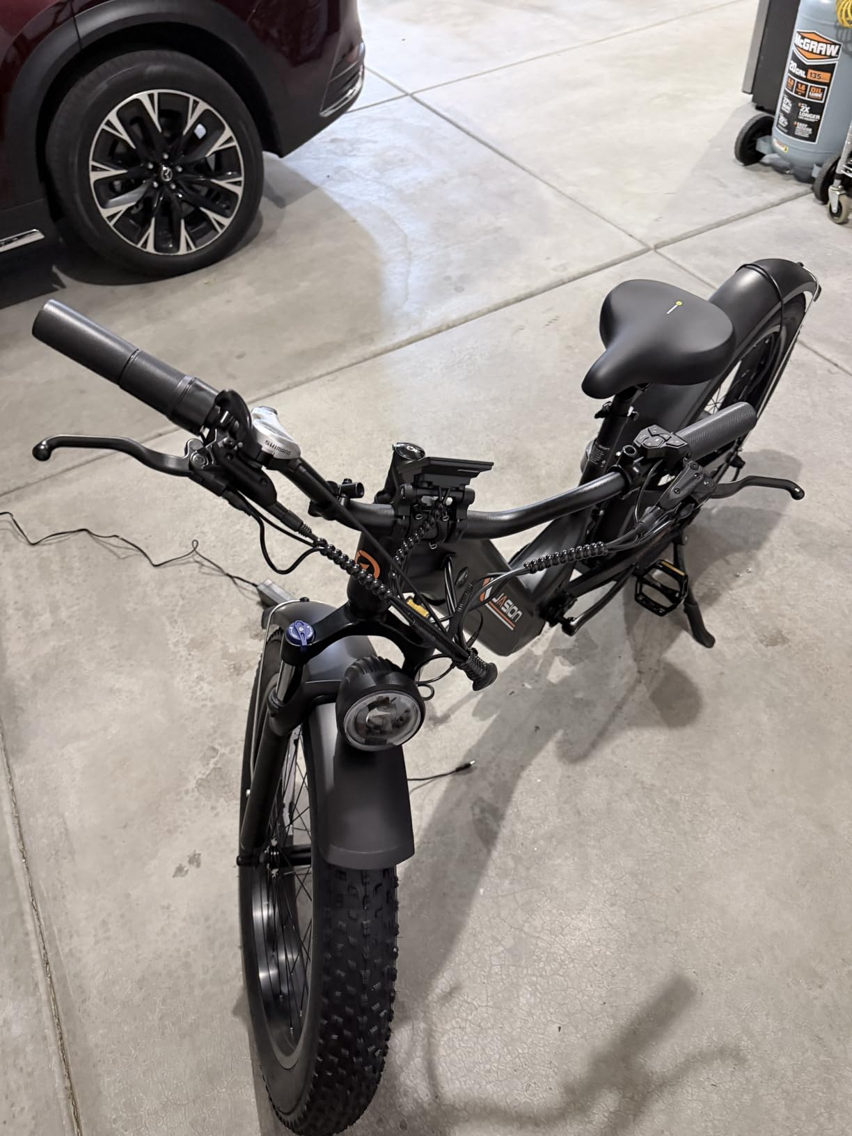 Jasion Thunder Electric Bike, 1800W Peak Ebikes for Adults, 26