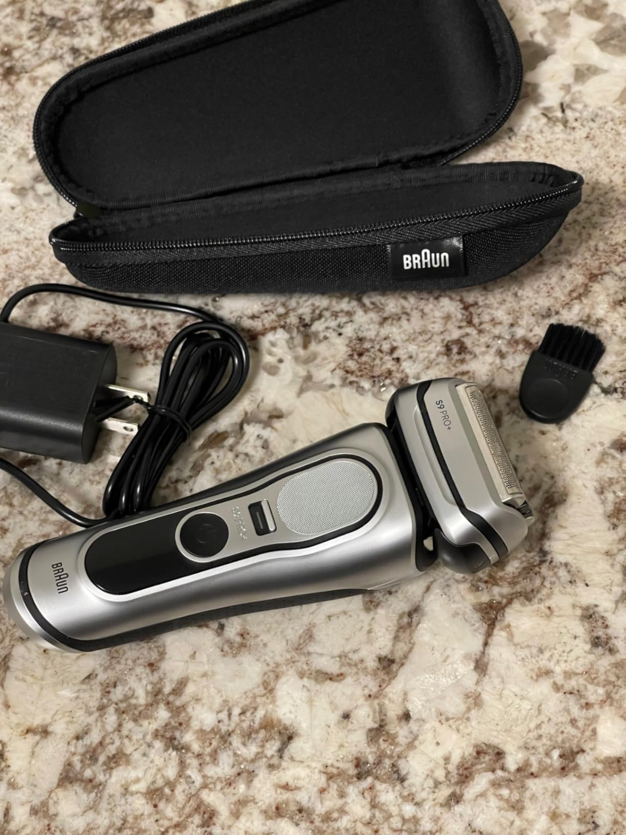 Braun Series 9 PRO+ Electric Shaver for Men, Wet & Dry Foil Razor, 6-in-1 SmartCare Center, Built-in Precision ProTrimmer, Replacement Head, Travel Case customer photo 2