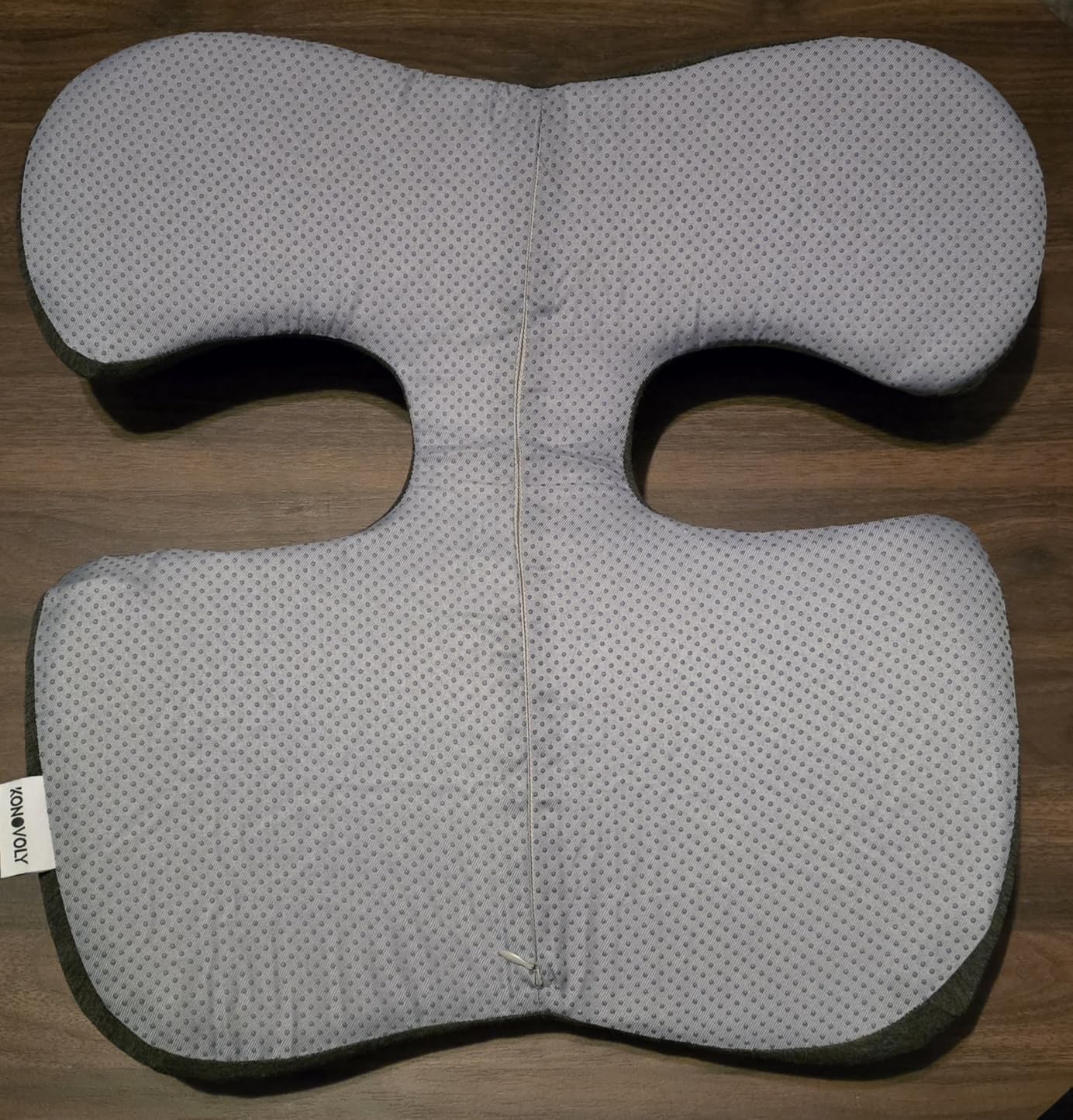 Breast Pillow and Face Down Pillow for Massage Set, Women's Massage Bolster Sleeping for Bed with Non-Slip Bottom, Home Head Chest Cushion for SPA - Dark Gray customer photo 2