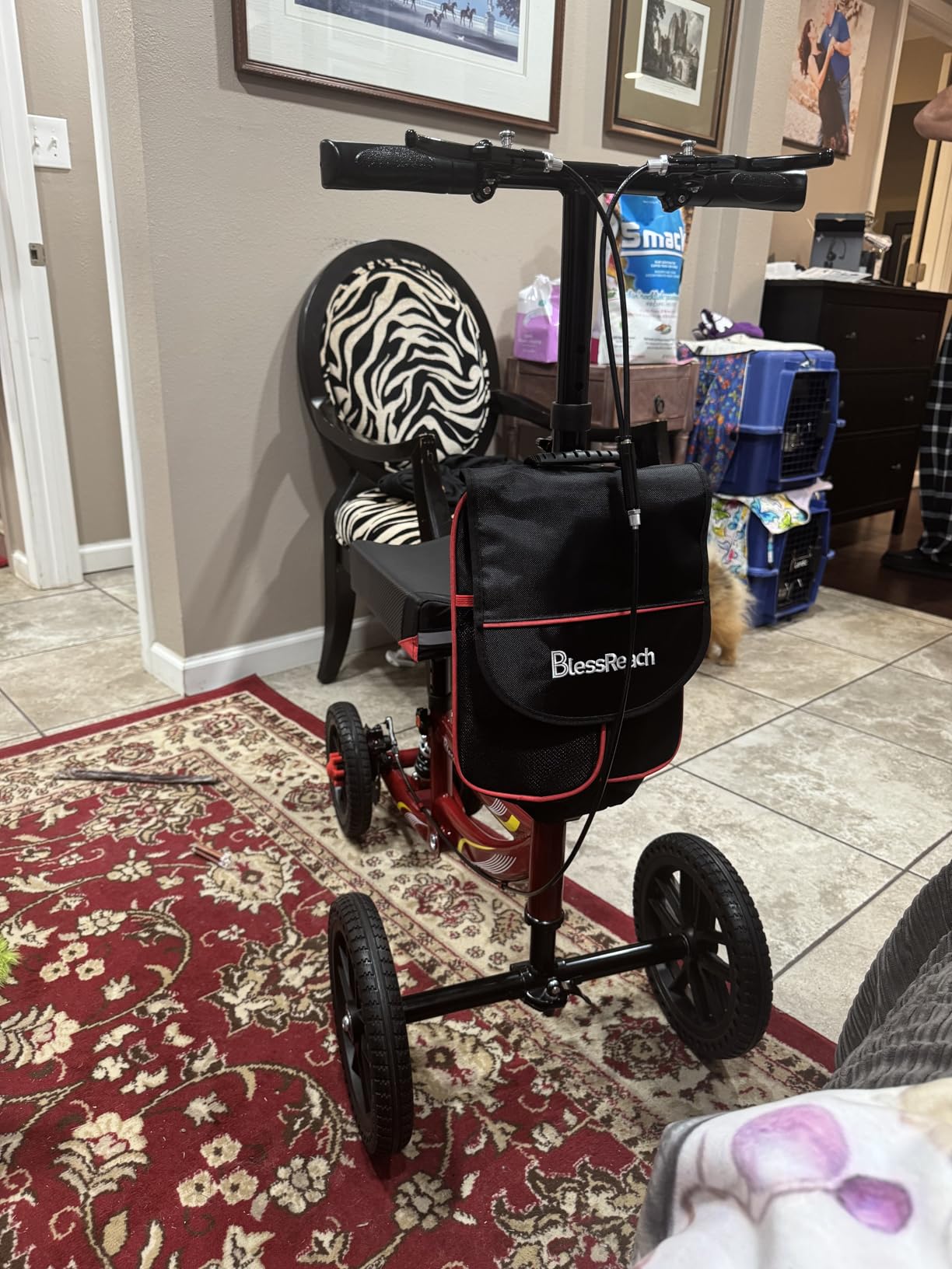 BlessReach All Terrain Knee Scooter for Adults Foot Injuries,11