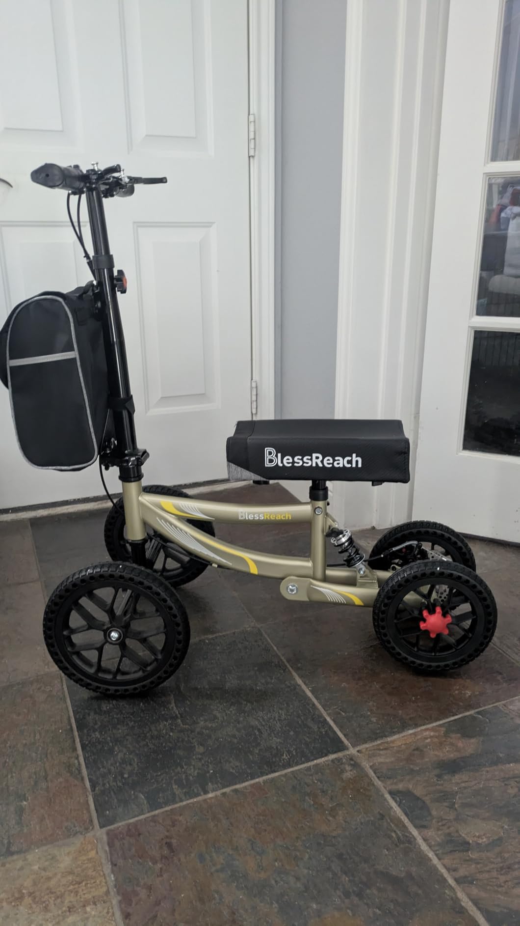 BlessReach All Terrain Knee Scooter for Adults Foot Injuries,11