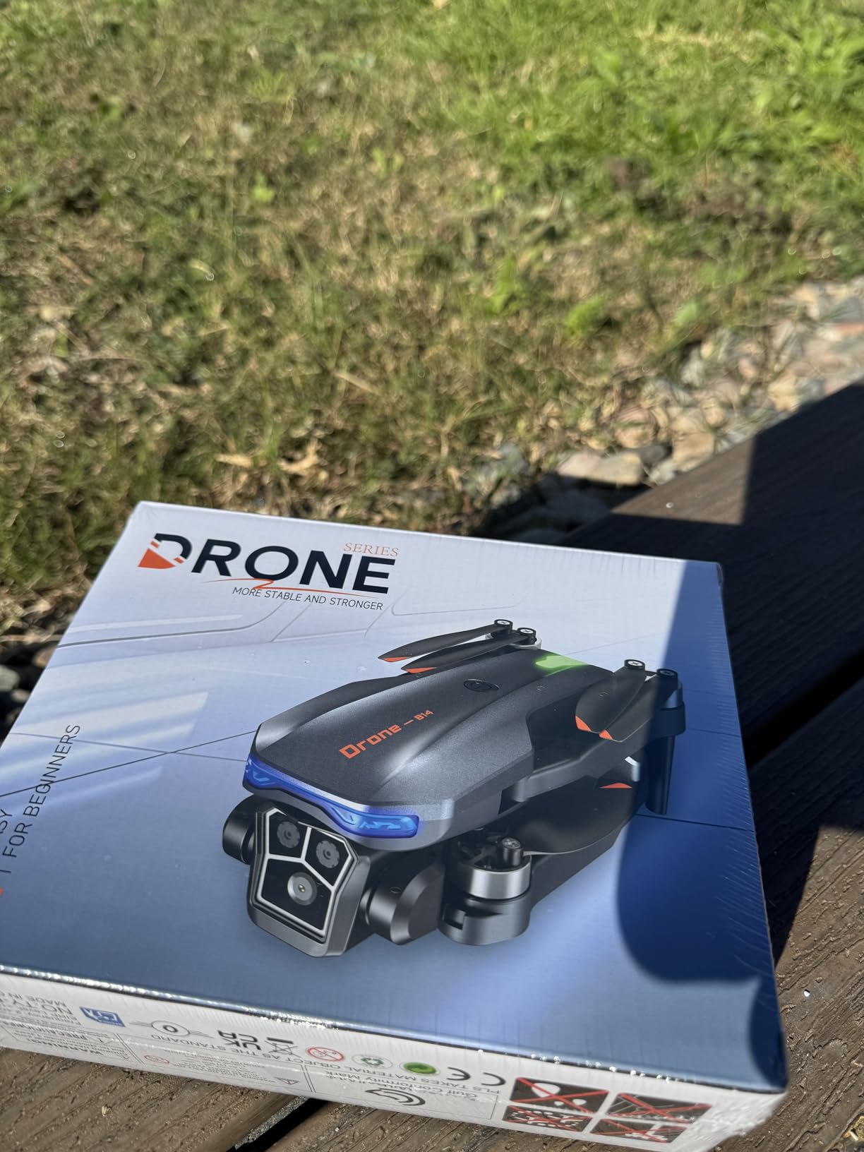 Drone with Camera for Adults, Brushless RC Quadcopter, 2 Batteries | 1080P HD camera, altitude hold, waypoint fly, gesture selfie, 3D flip, one-key control, travel camping hiking gift customer photo 1