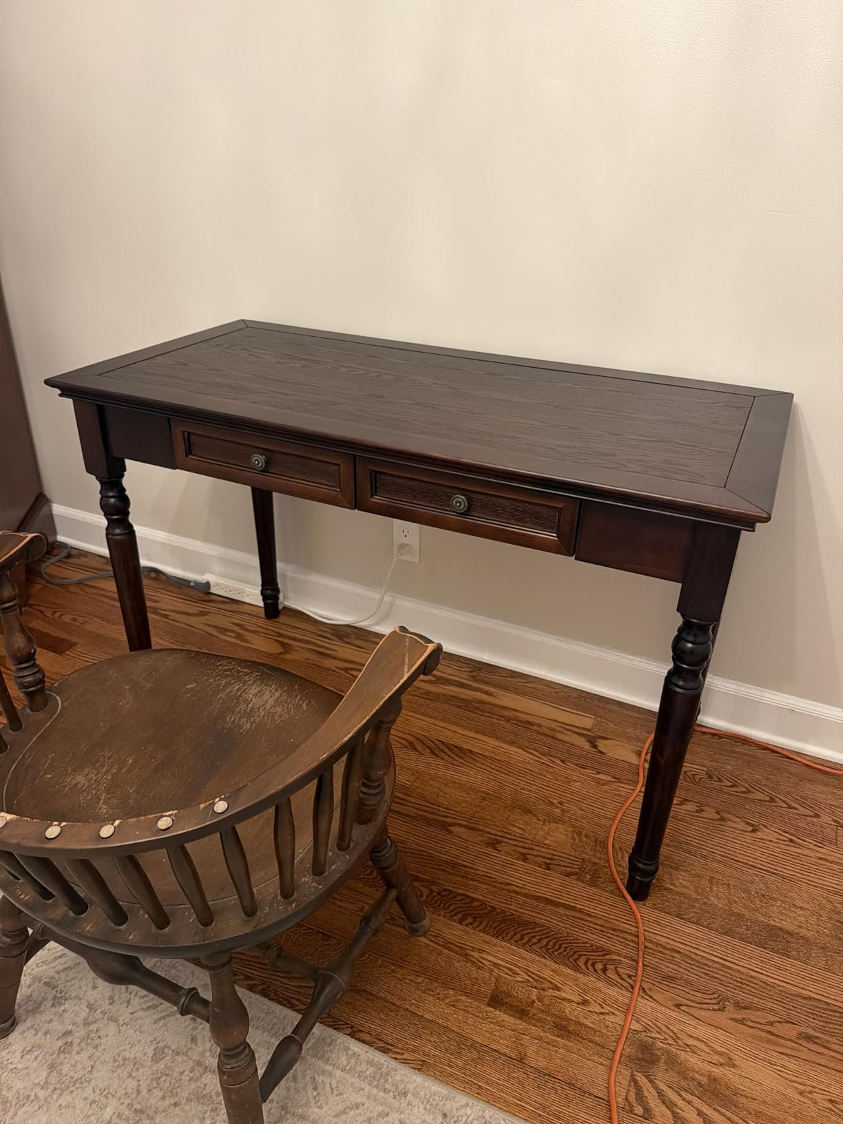 Walnut Writing Desks with Drawers, 47