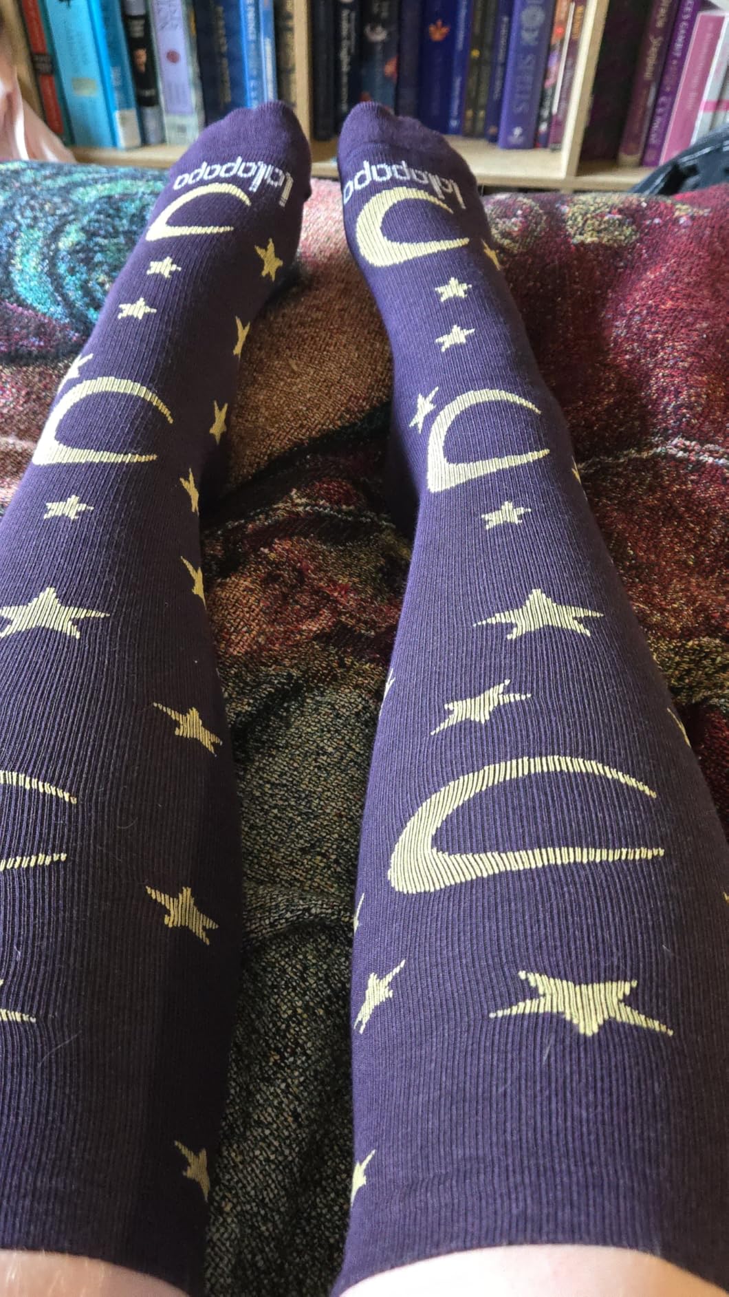 Bamboo Viscose Compression Socks for Women Men 2 Pairs 15-20mmHg Knee High Compression Socks Travel Nurse customer photo 2